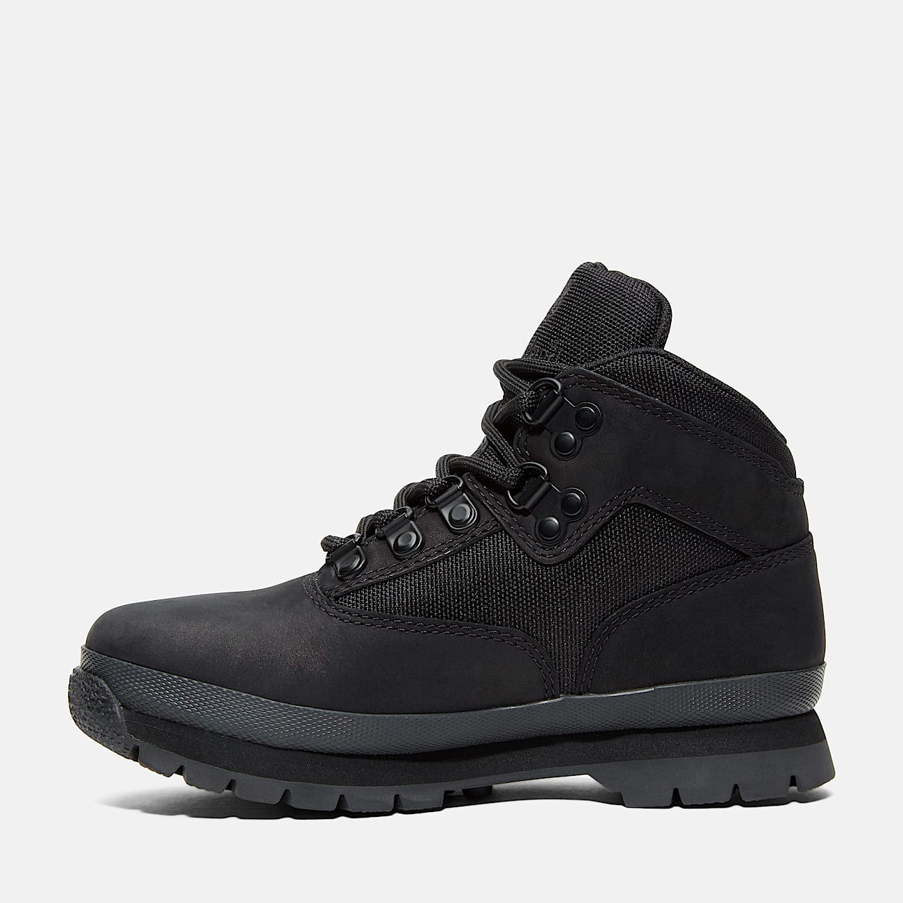 Junior Euro Hiker Mid LaceUp Boot TBL Black Nubuck ALT6