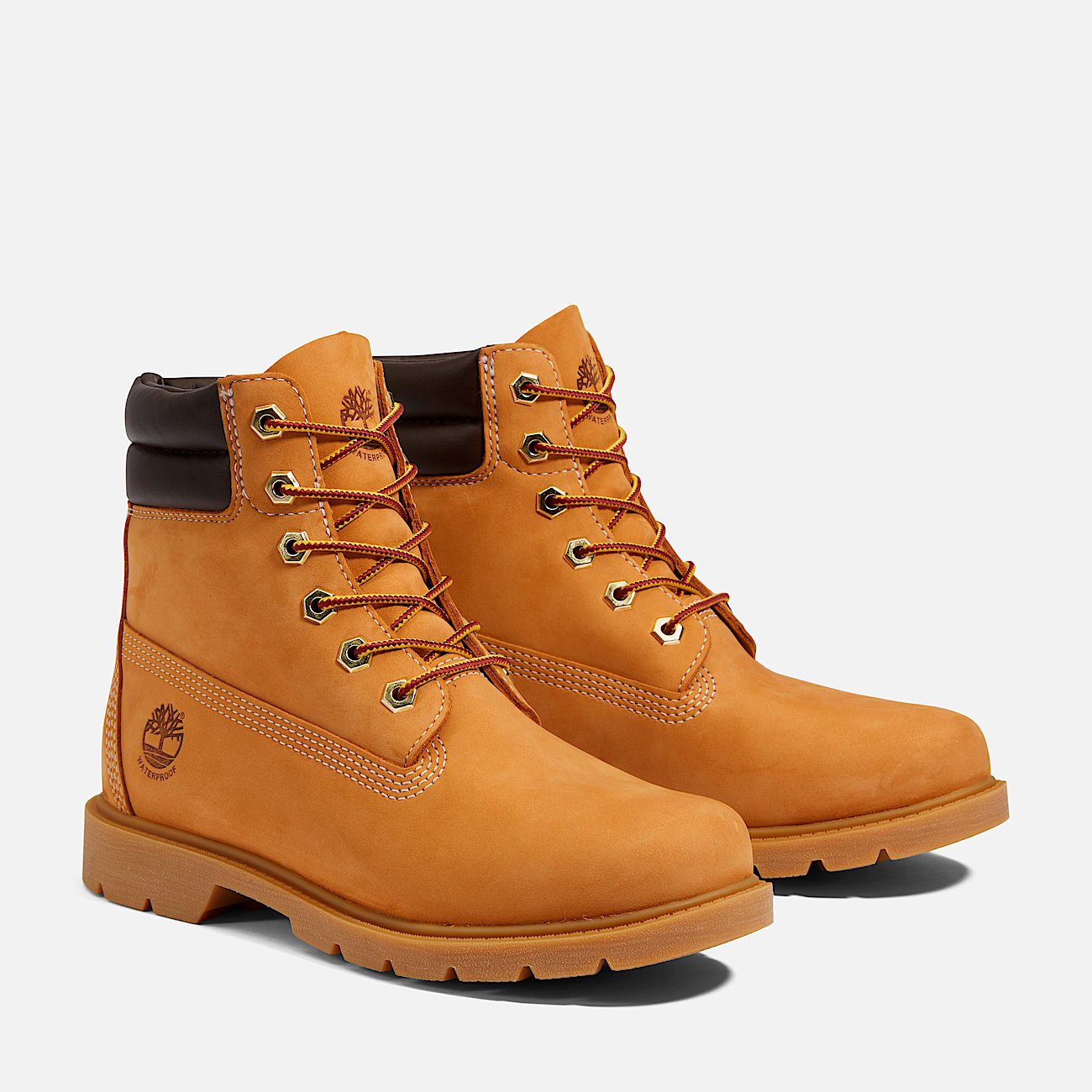 Womens Linden Woods 6Inch Waterproof Boot TBL Wheat ALT4