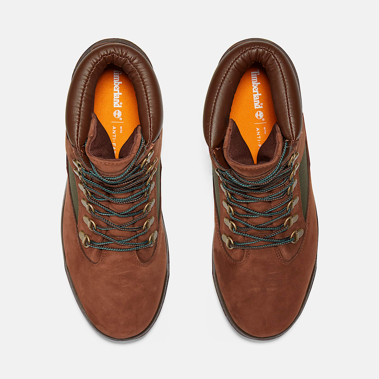 Mens 6Inch Waterproof Field Boot TBL Dark Brown Nubuck ALT2