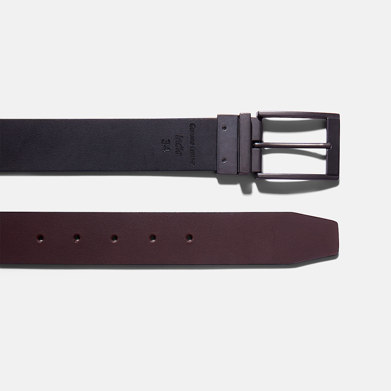 Mens 38MM Classic Reversible Belt TBL Brown ALT1