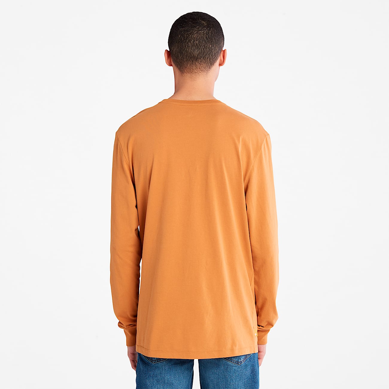 Mens Logo LongSleeve TShirt TBL WheatBlack ALT1