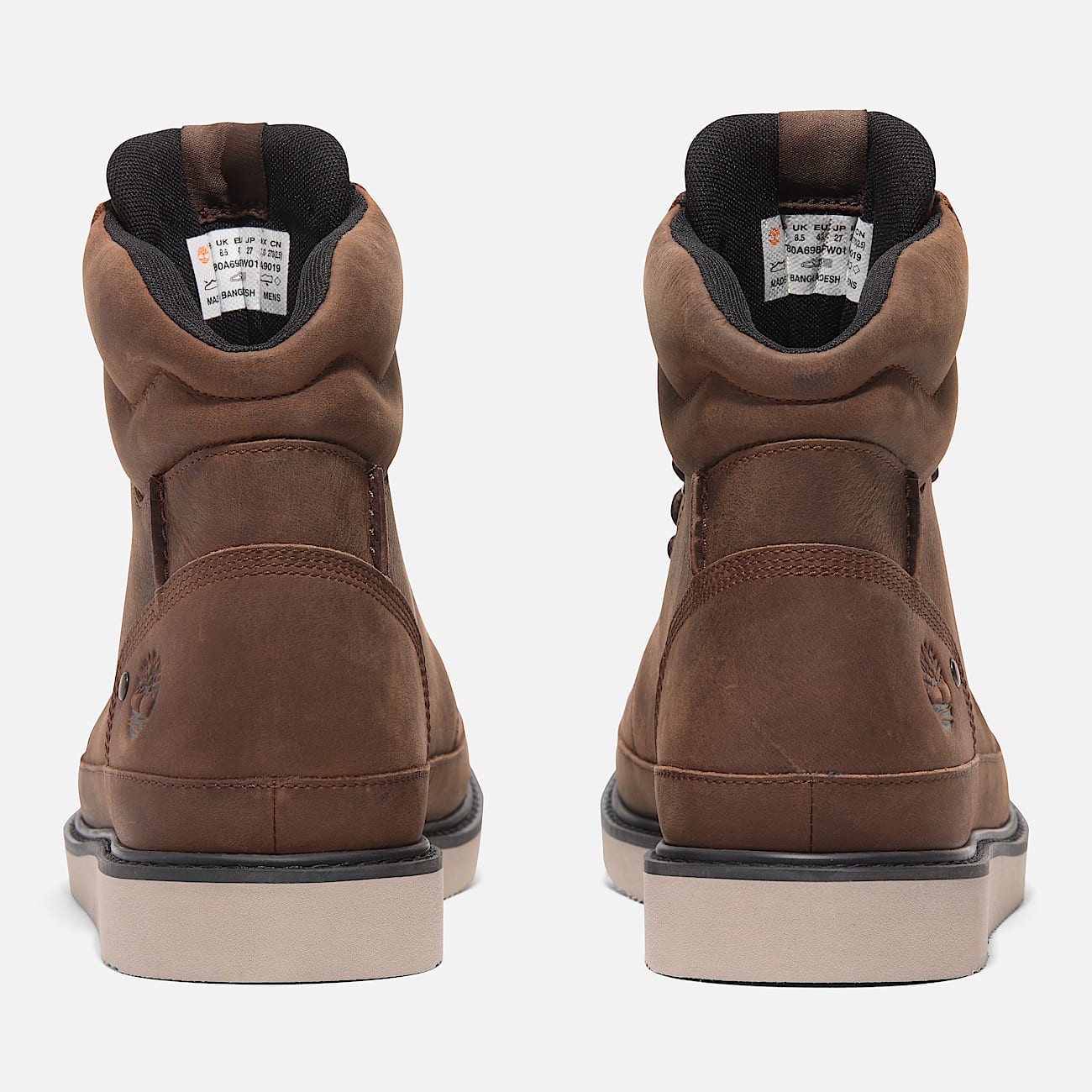 Botte lace Newmarket  tige mihaute pour hommes TBL Cuir pleine fleur brun fonc ALT5