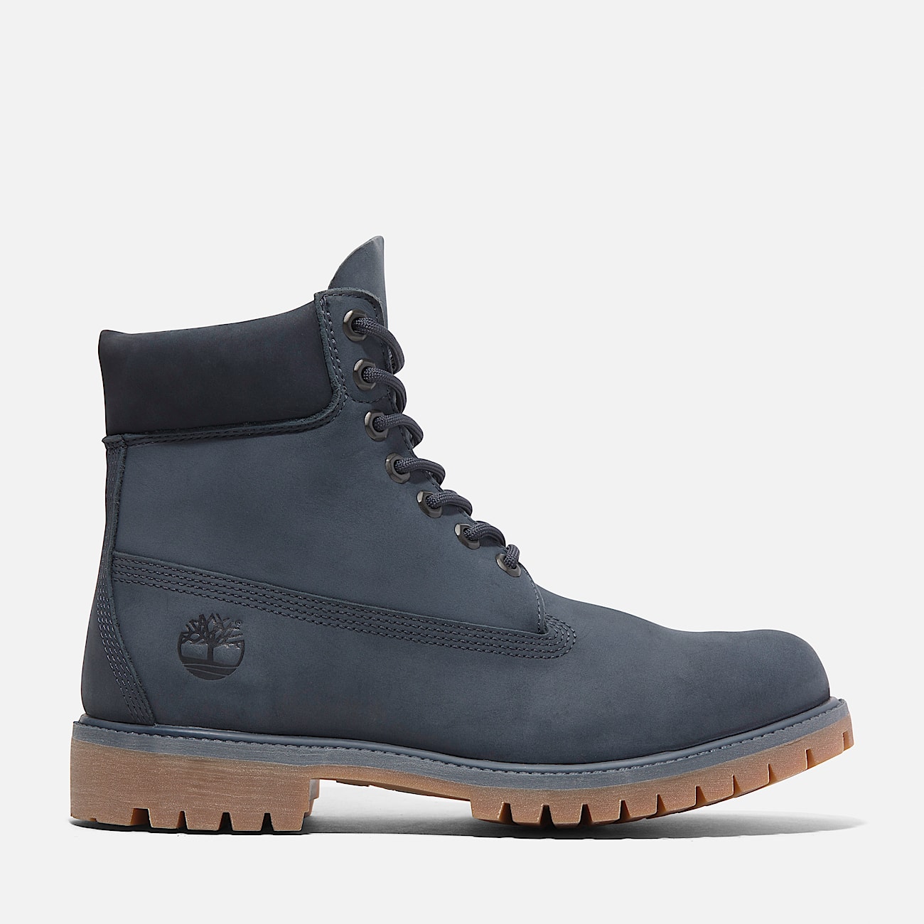 Mens Timberland Premium 6Inch Waterproof Boot TBL Dark Blue Nubuck HERO