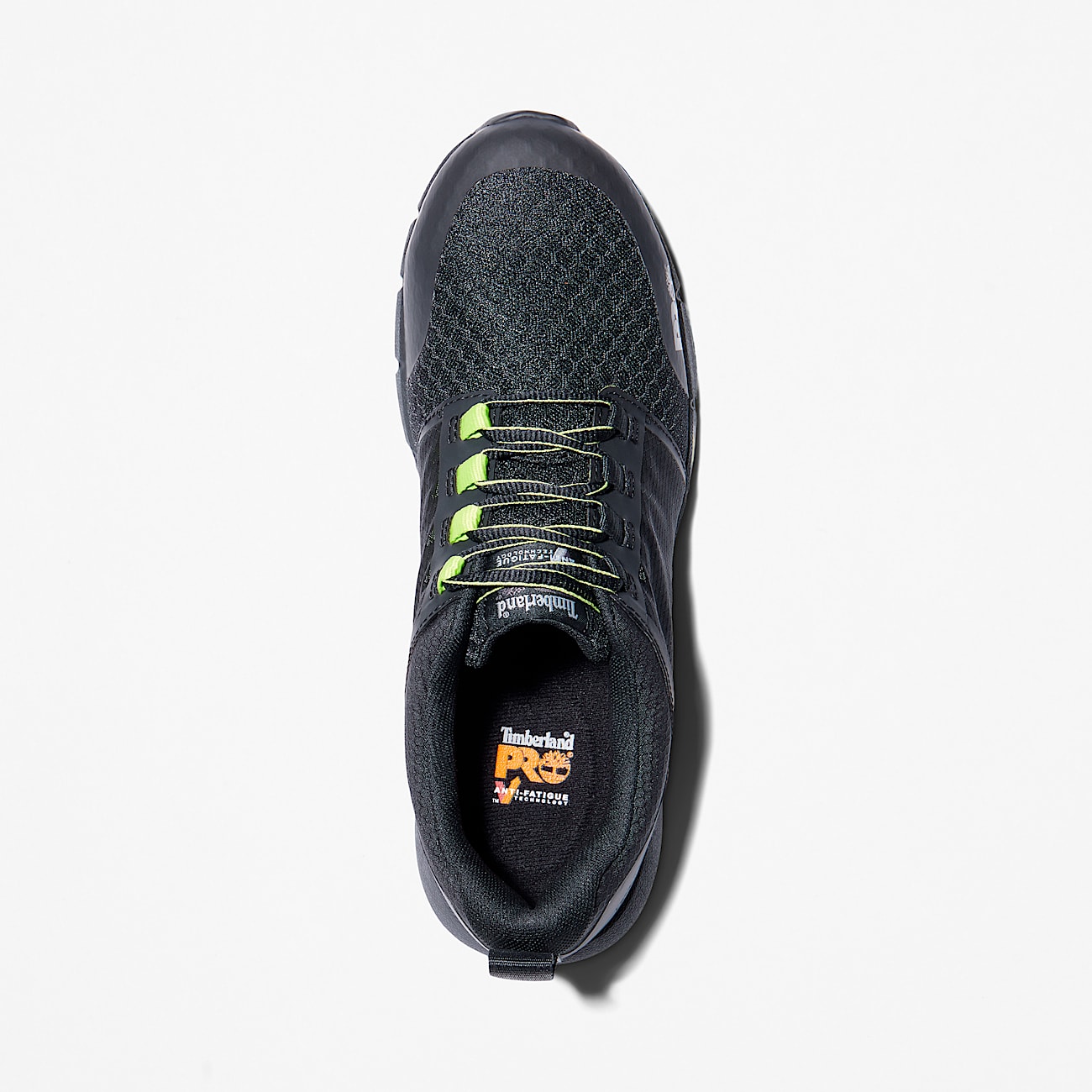 Mens Radius Composite Toe Work Sneaker TBL Black HiVis ALT2