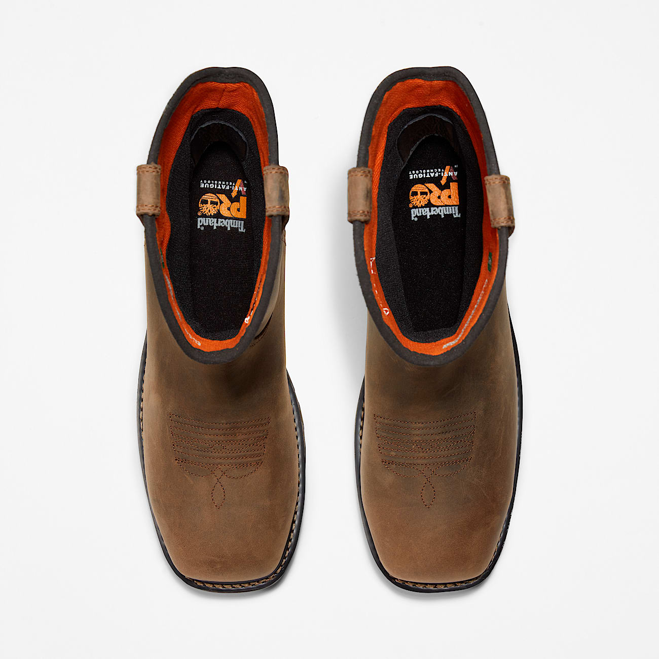 Mens True Grit Pull On Composite Toe Waterproof Work Boot TBL Turkish Coffee Brown ALT2