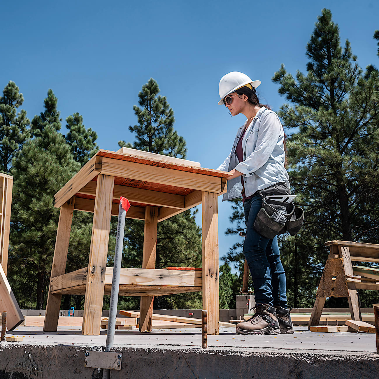 Womens Hypercharge 6 Composite Toe Waterproof Work Boot TBL BrownPurple ALT8