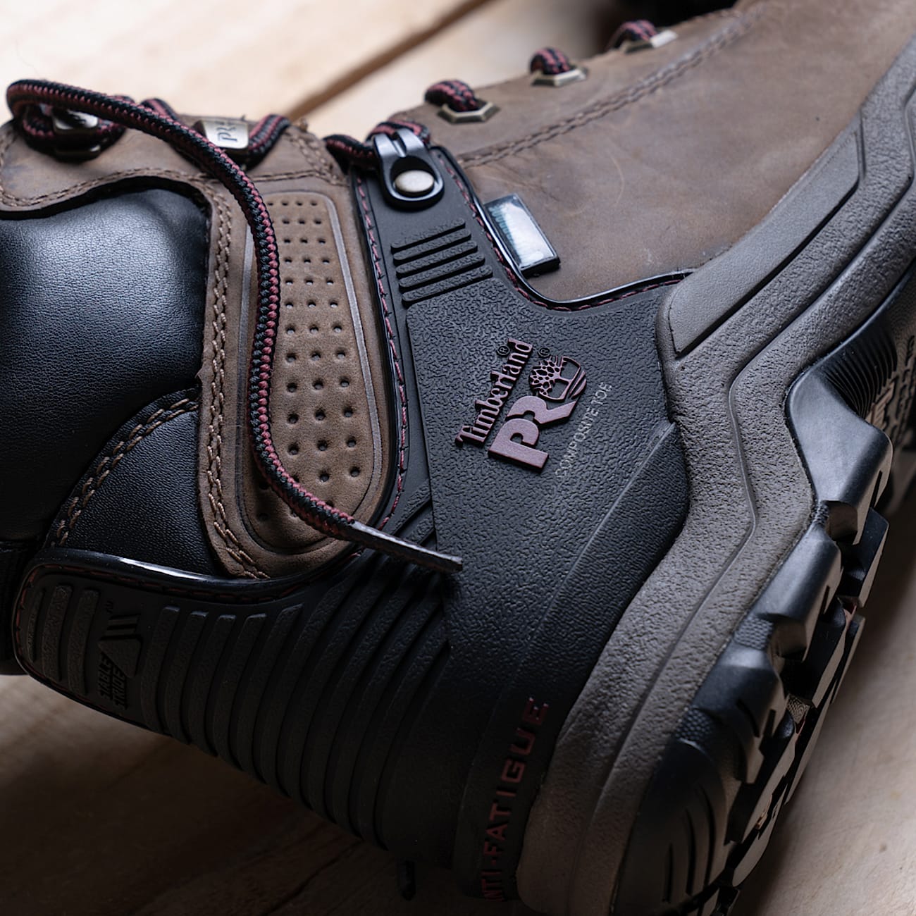 Womens Hypercharge 6 Composite Toe Waterproof Work Boot TBL BrownPurple ALT12