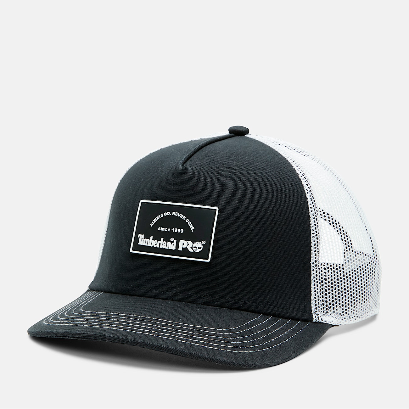 Mens Timberland PRO ADND MidProfile Trucker Hat TBL BlackWhite HERO