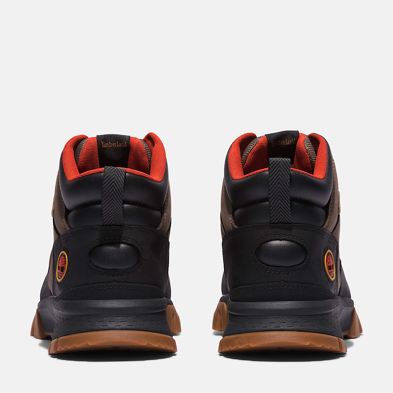 Mens Waterproof Mt Lincoln Mid Hiker Boot TBL Black FullGrain wBrn ALT5