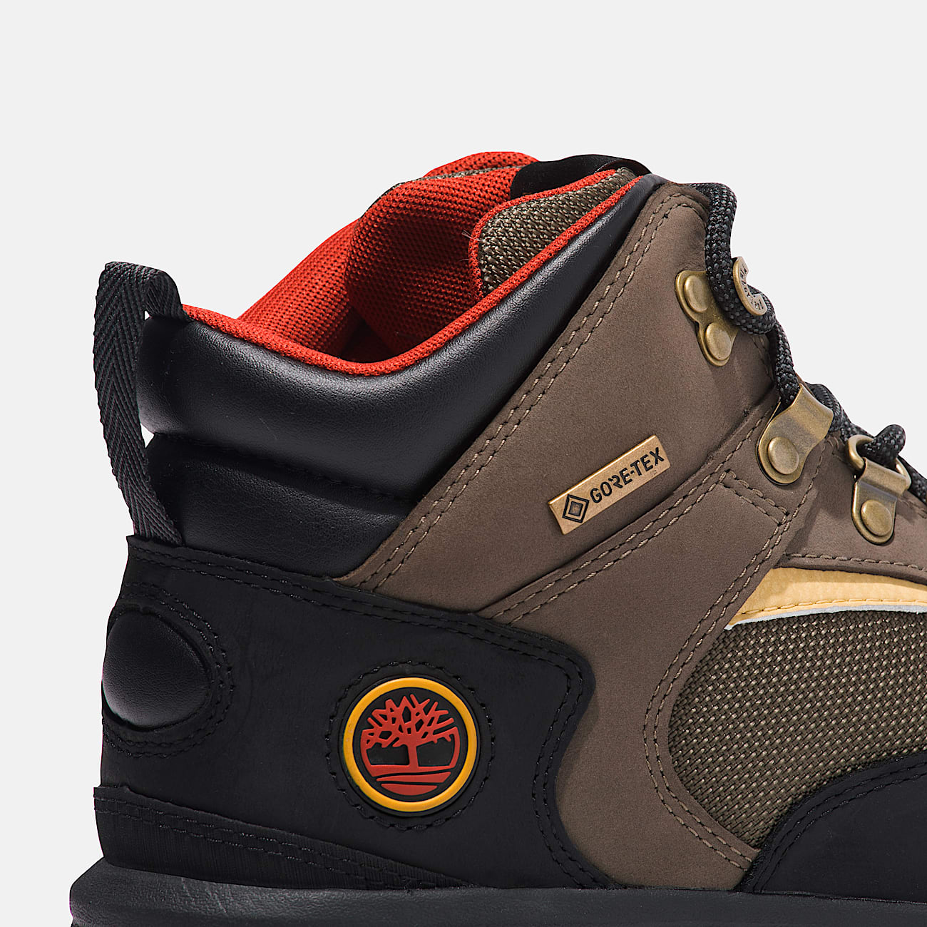 Mens Waterproof Mt Lincoln Mid Hiker Boot TBL Black FullGrain wBrn ALT7