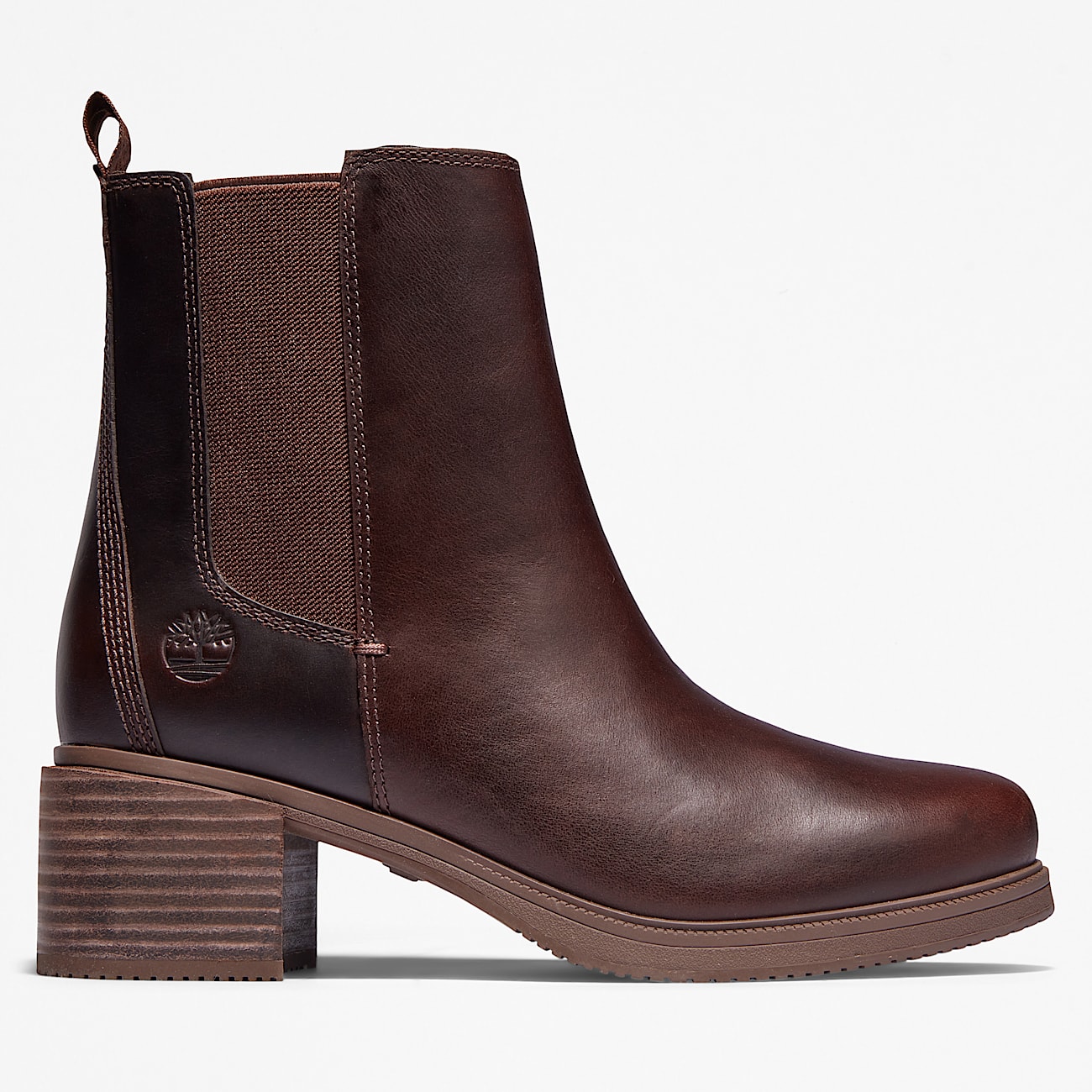 Botas Chelsea Dalston Vibe para Mujer TBL Marrn medio HERO