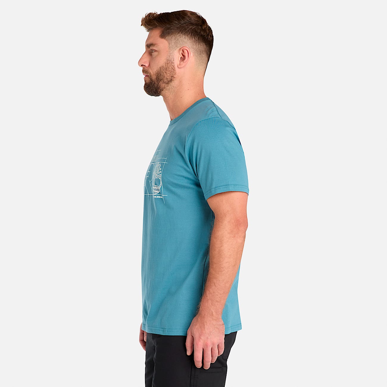 Mens Timberland PRO Innovation Blueprint TShirt TBL Bluestone ALT8