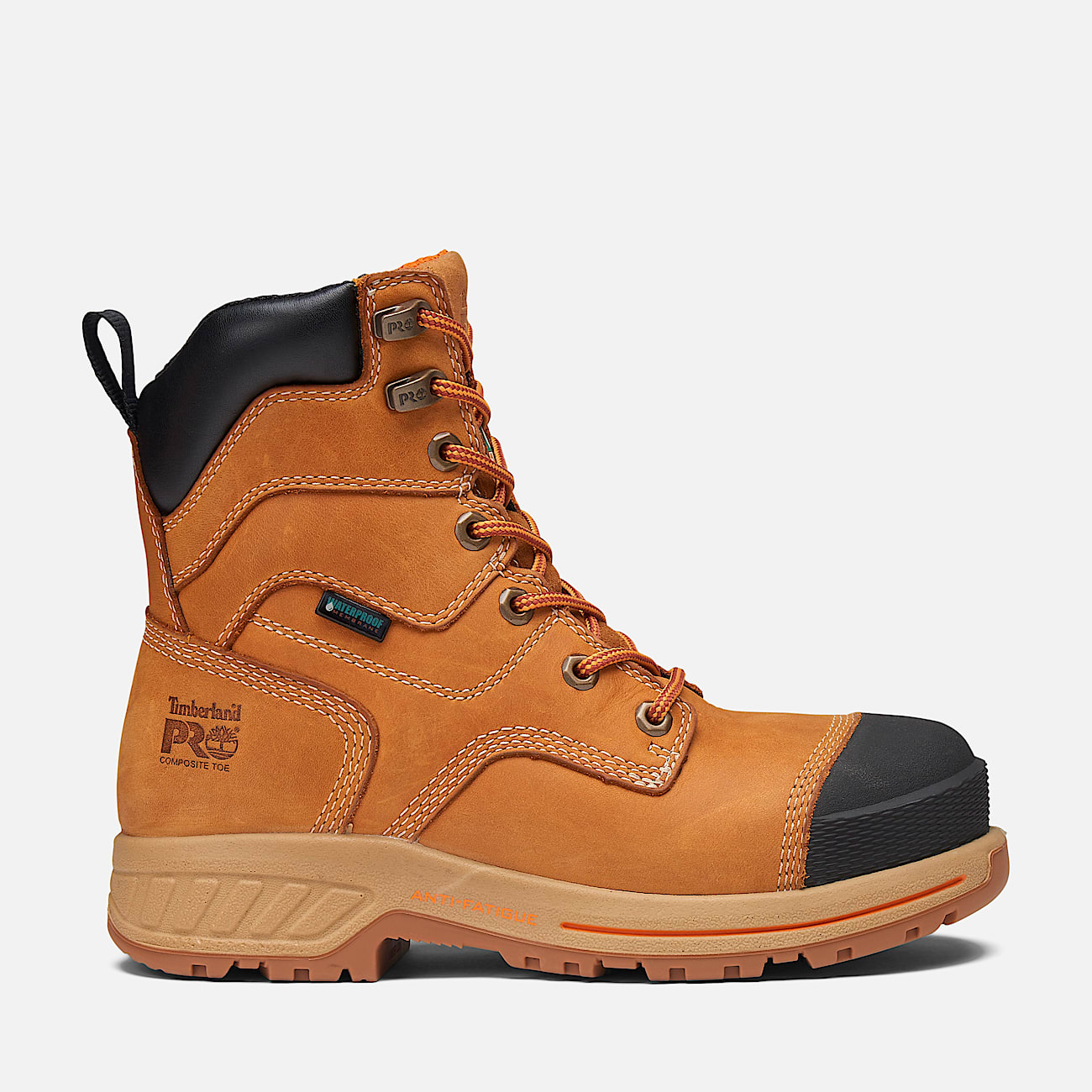 Womens Timberland PRO Endurance HD 8Inch Waterproof CompToe Work Boot TBL Wheat HERO