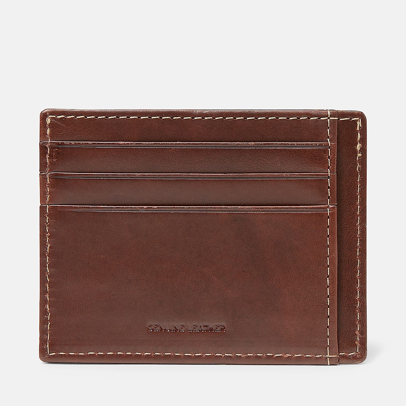 Mens Waxy PullUp Card Case TBL Black ALT1