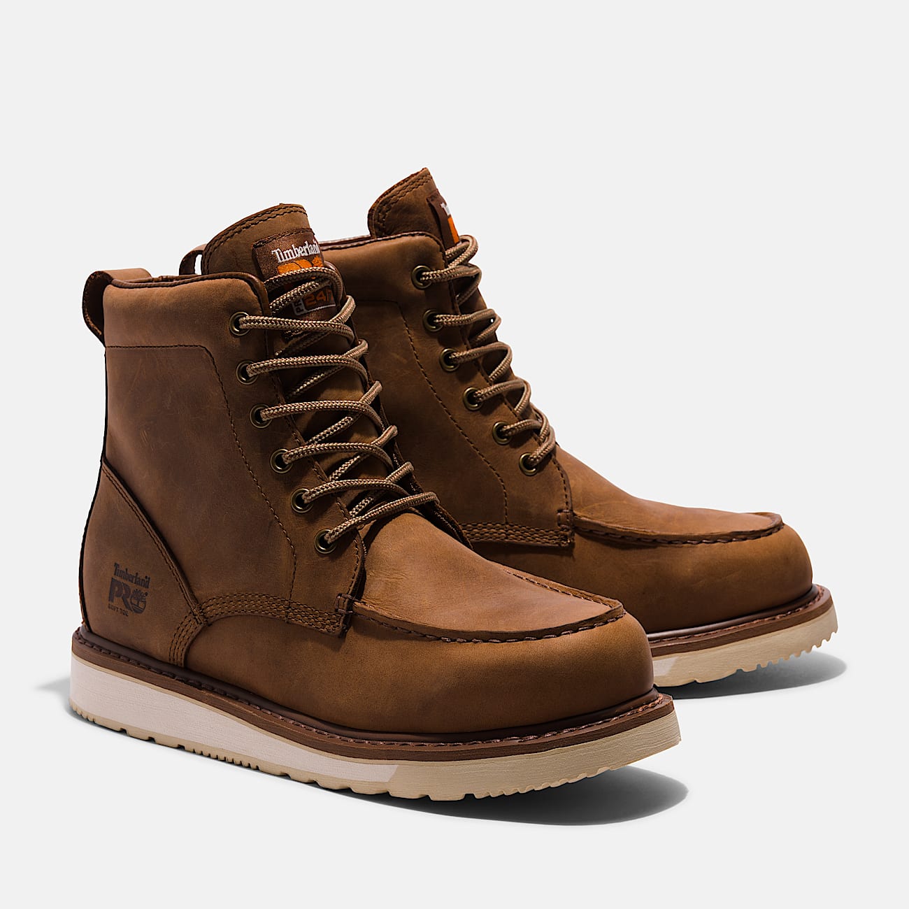 Botas de trabajo Wedge 6 para hombre TBL Marrn coco ALT4