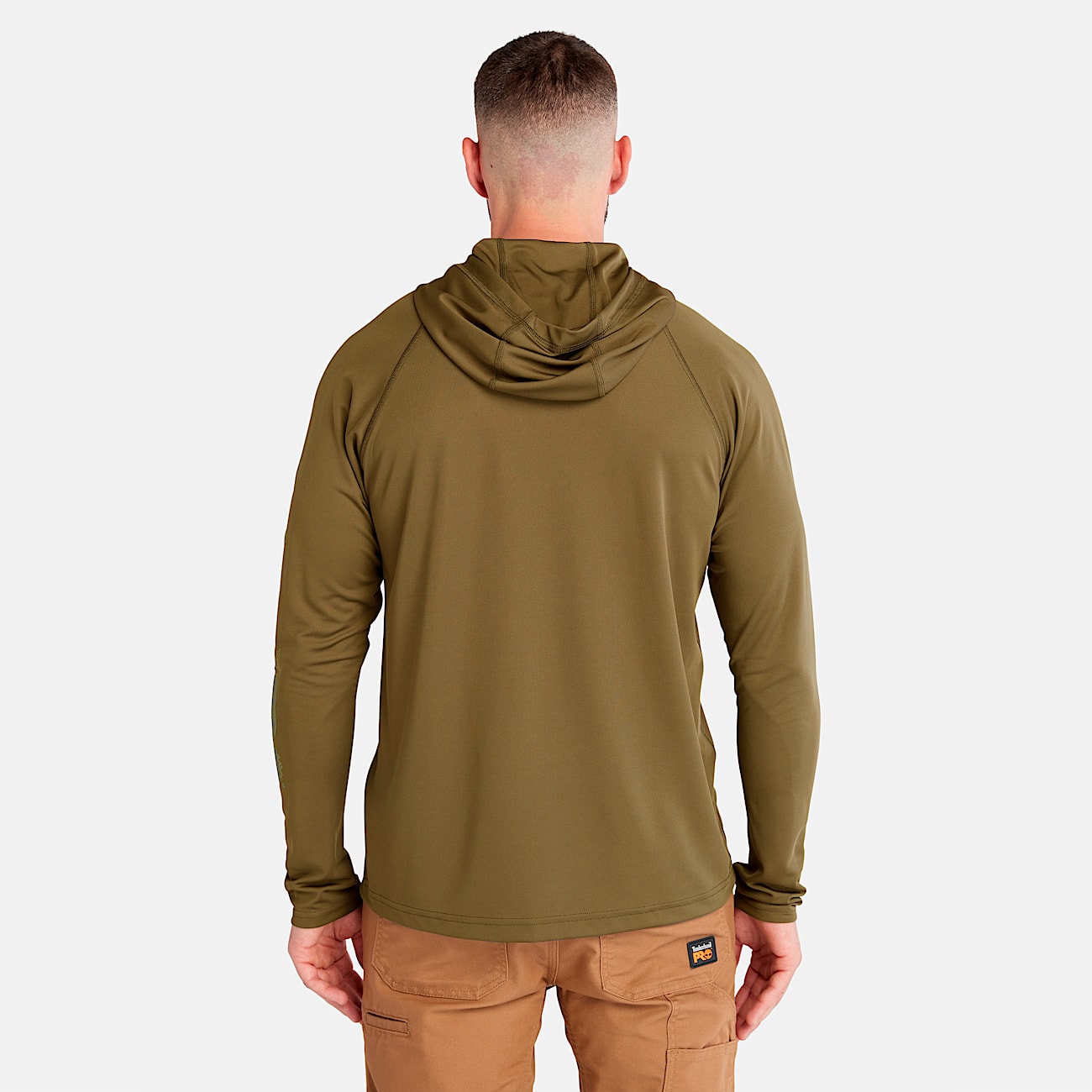 Mens Timberland PRO Wicking Good Hoodie TBL Burnt Olive ALT9