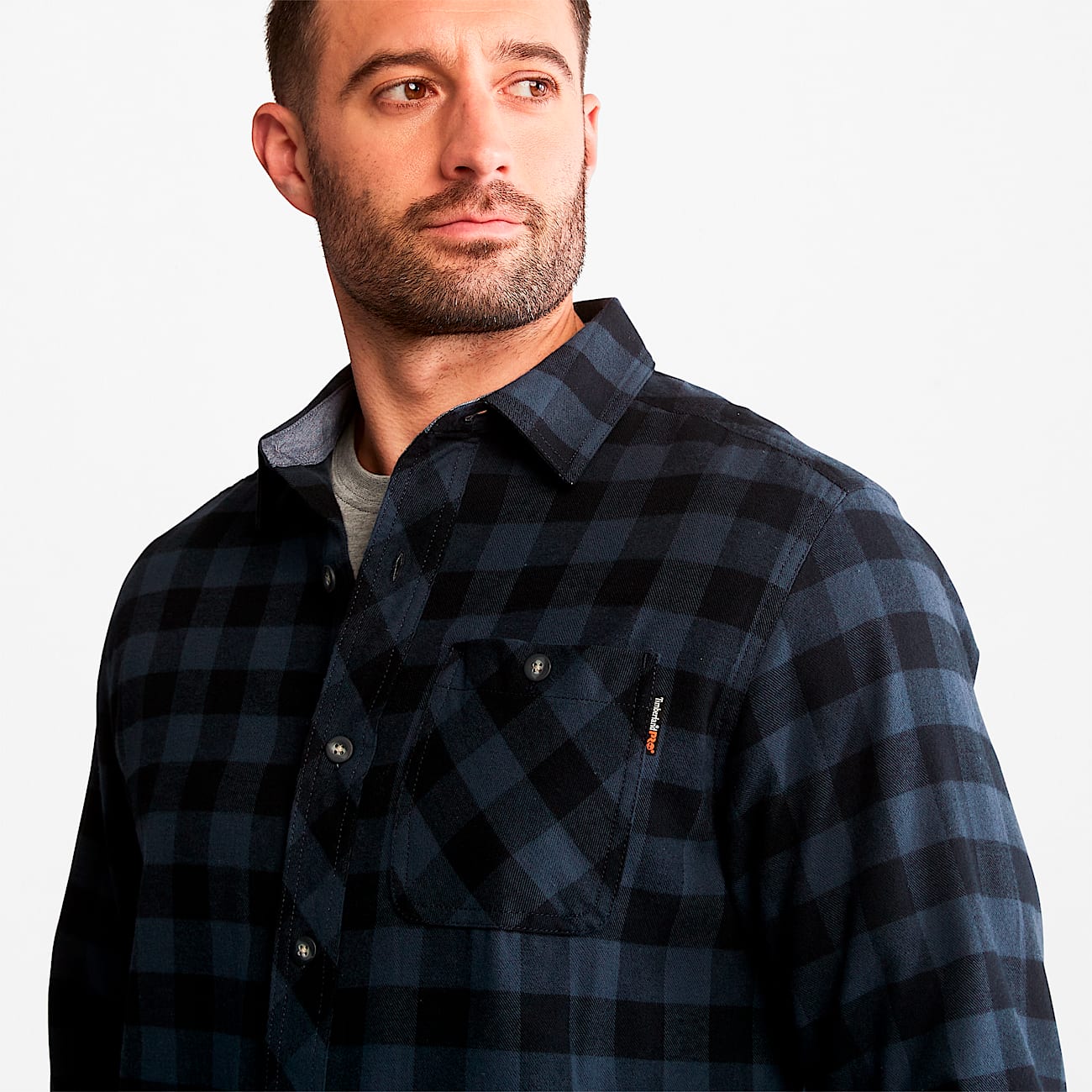 Men's Woodfort Midweight Flannel Work Shirt - 5
