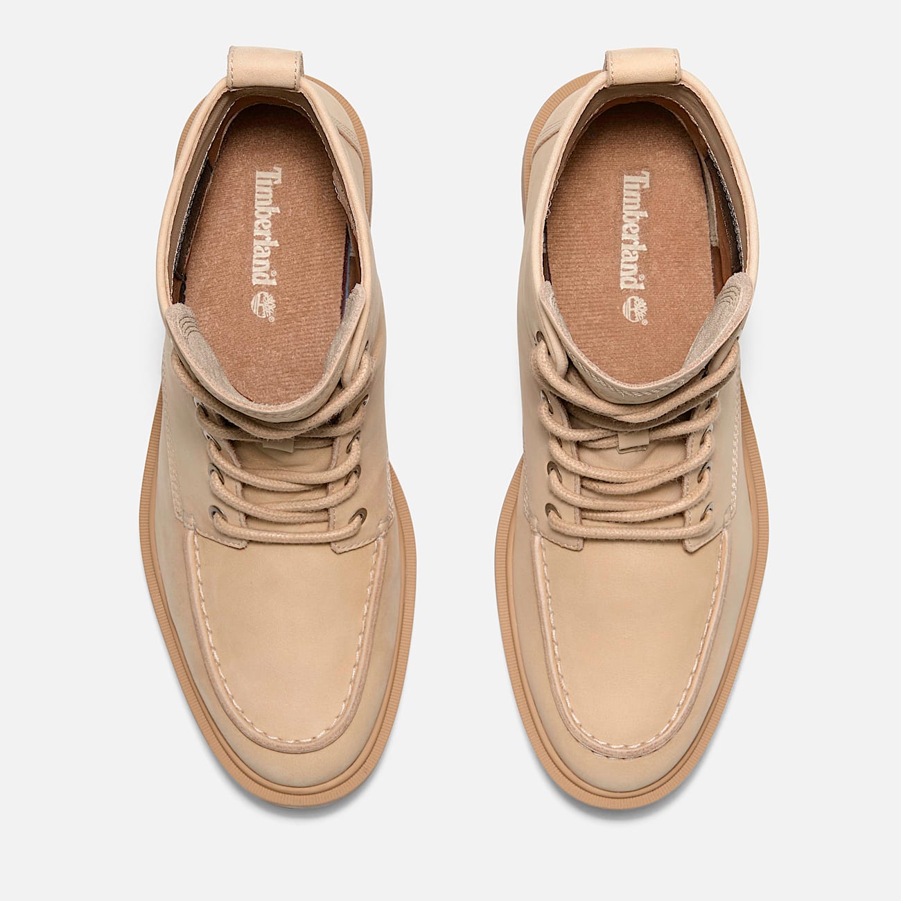 Womens Brimfield Mid LaceUp Boot TBL Light Beige Nubuck ALT2