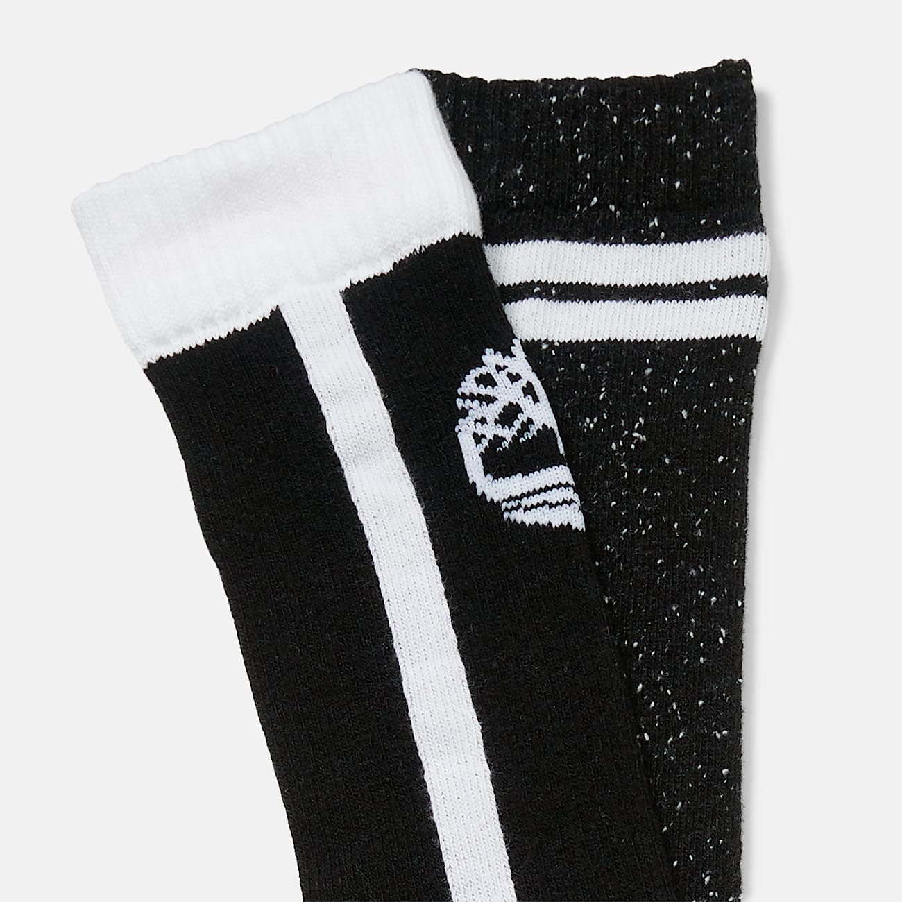 Womens 2Pack Graphic Knee High Boot Sock TBL Black ALT1