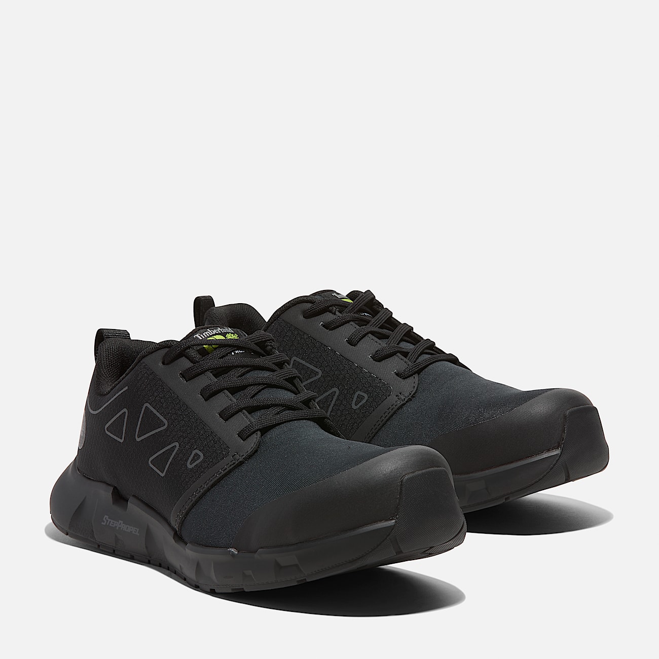 Mens Powertrain Sprint Alloy Toe Work Sneaker TBL Black ALT4