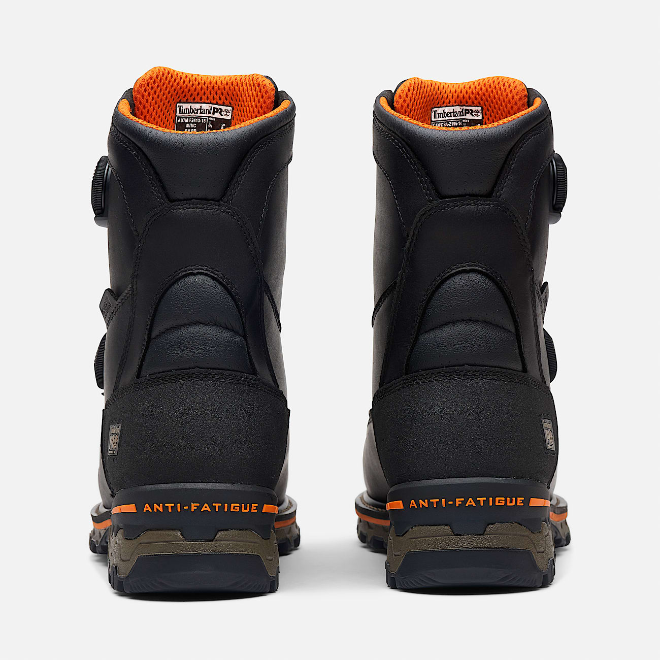 Mens Timberland PRO BOA 8 Composite Toe Waterproof Work Boot TBL Black FullGrain ALT5