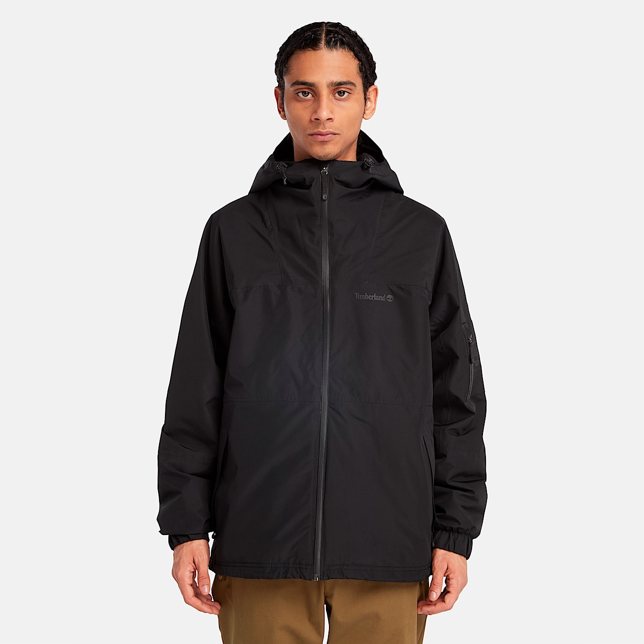 Mens Waterproof Jacket with TimberDry Technology TBL Black ALT8