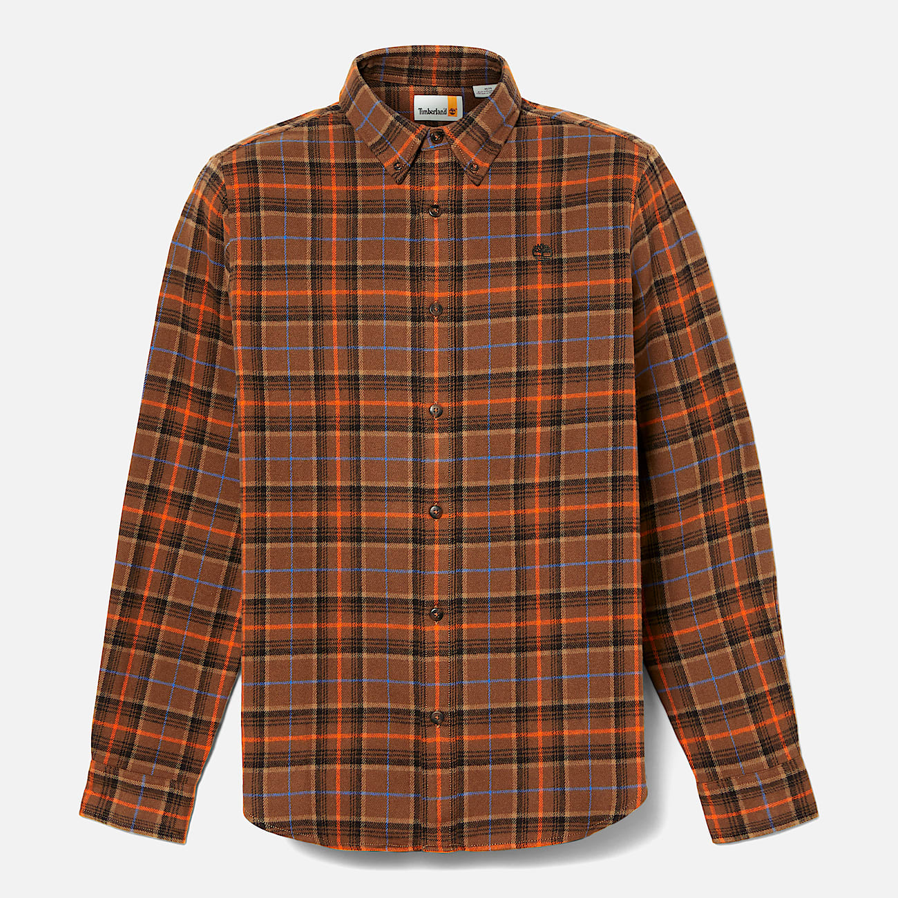 Mens Midweight Flannel Check Shirt TBL Chocolate Chip ALT10