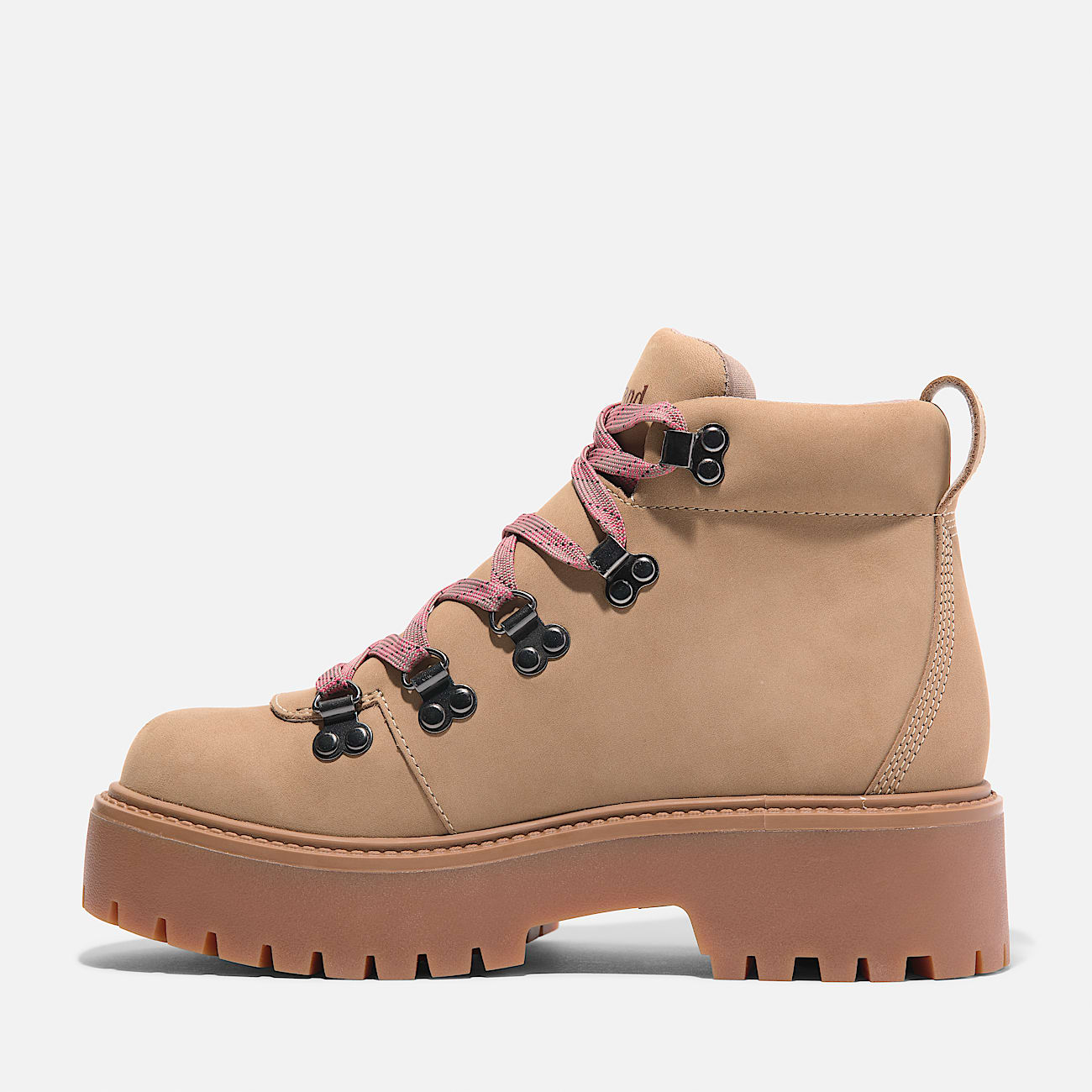Womens Stone Street Mid LaceUp Platform Hiker TBL Beige Nubuck ALT6
