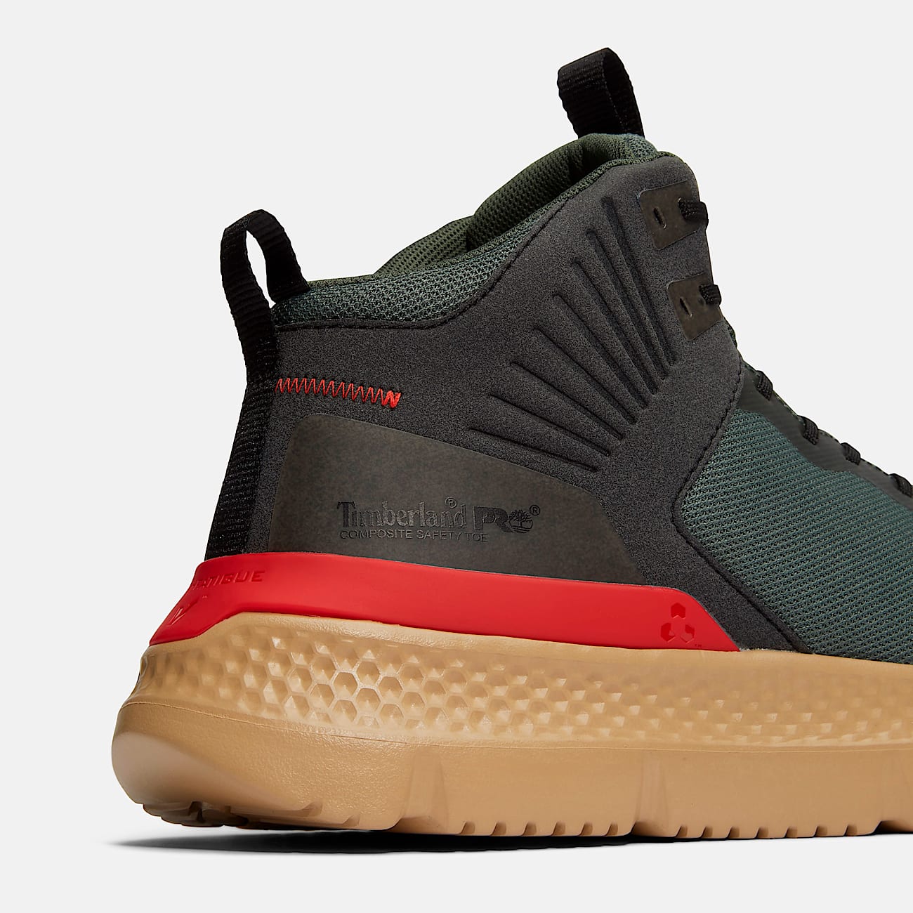 Mens Setra Composite Toe Work Sneaker TBL GreenTan ALT7