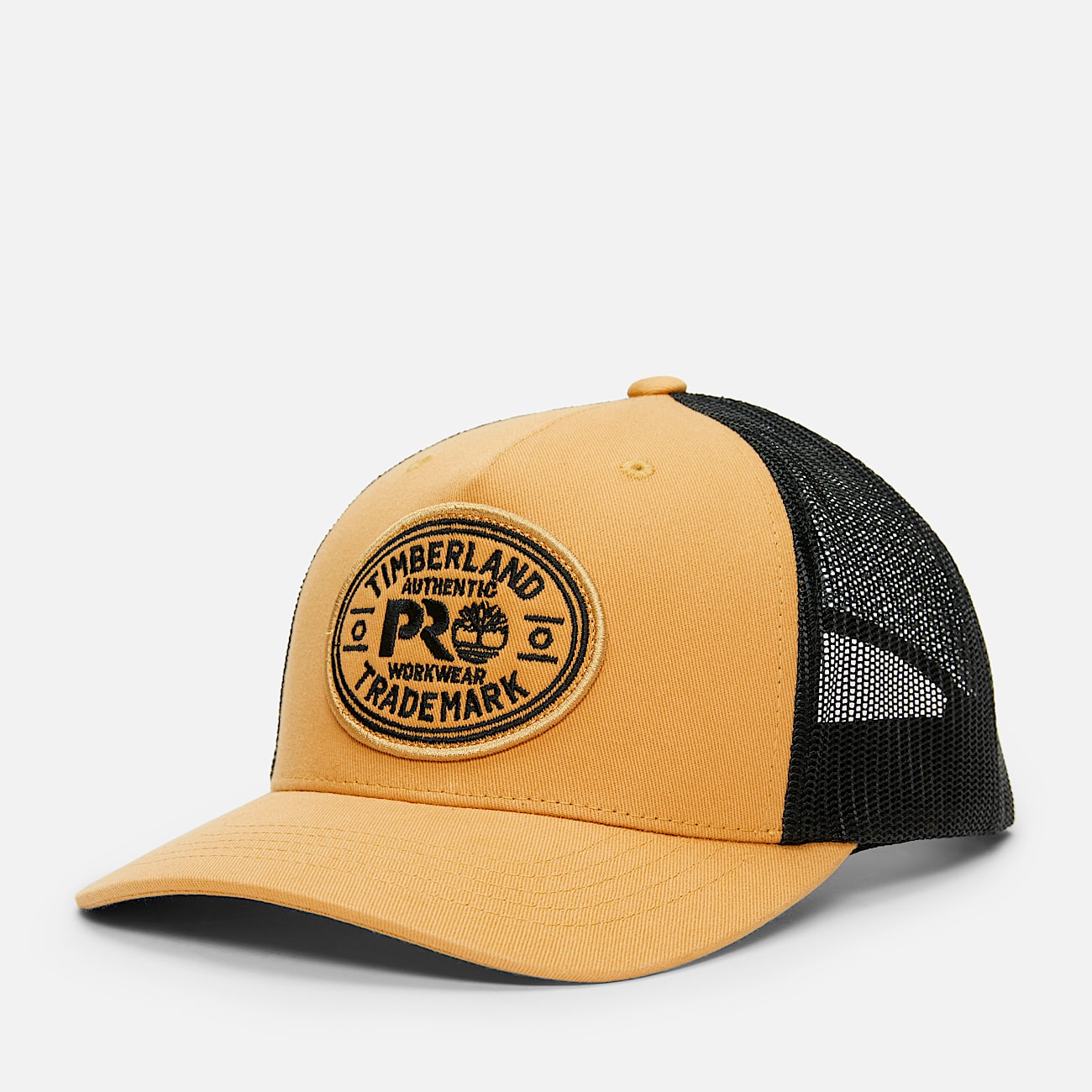 Mens Timberland PRO Trademark Trucker Hat TBL Wheat Boot HERO