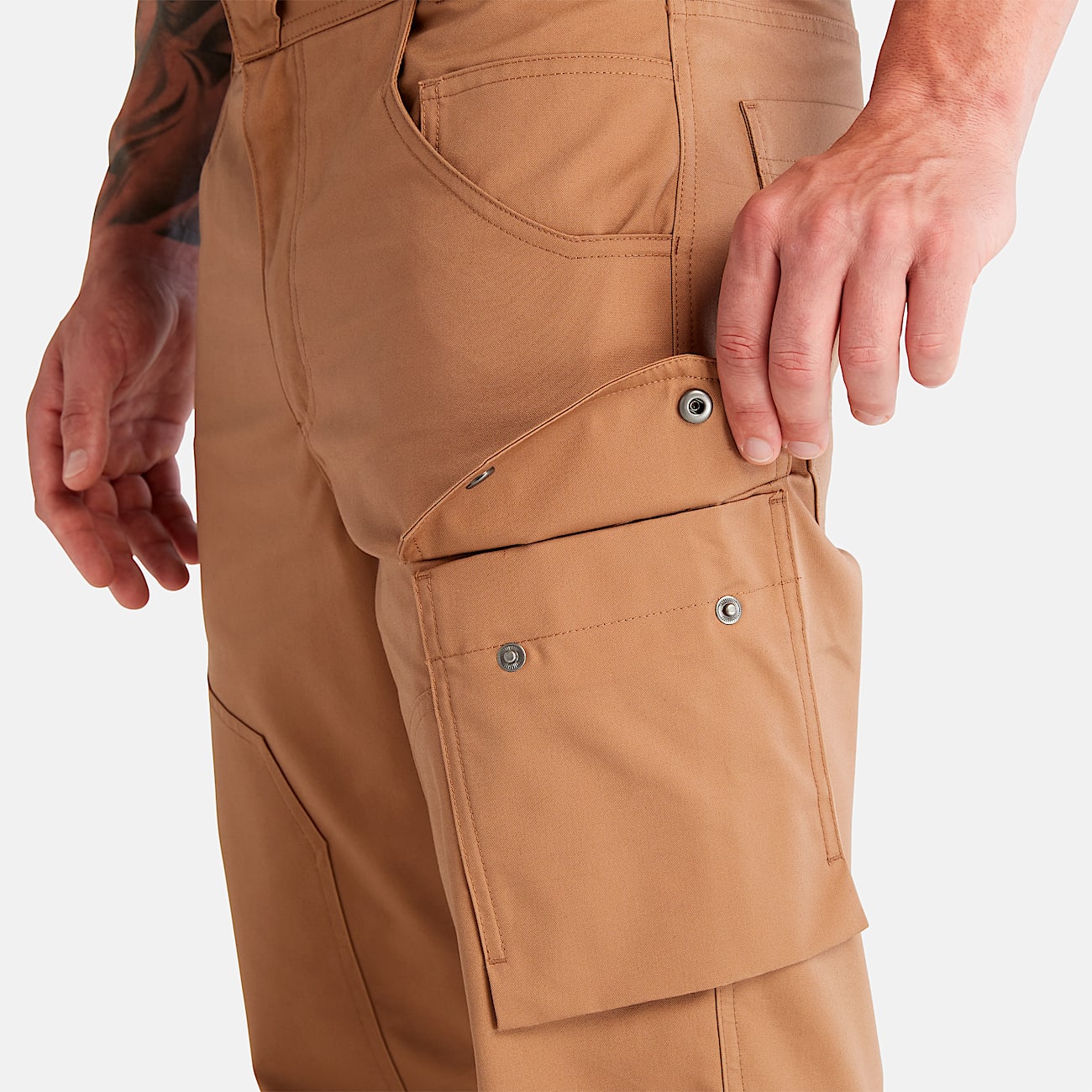 Mens Timberland PRO Morphix AthleticFit Carpenter Pant TBL Dark Wheat ALT3
