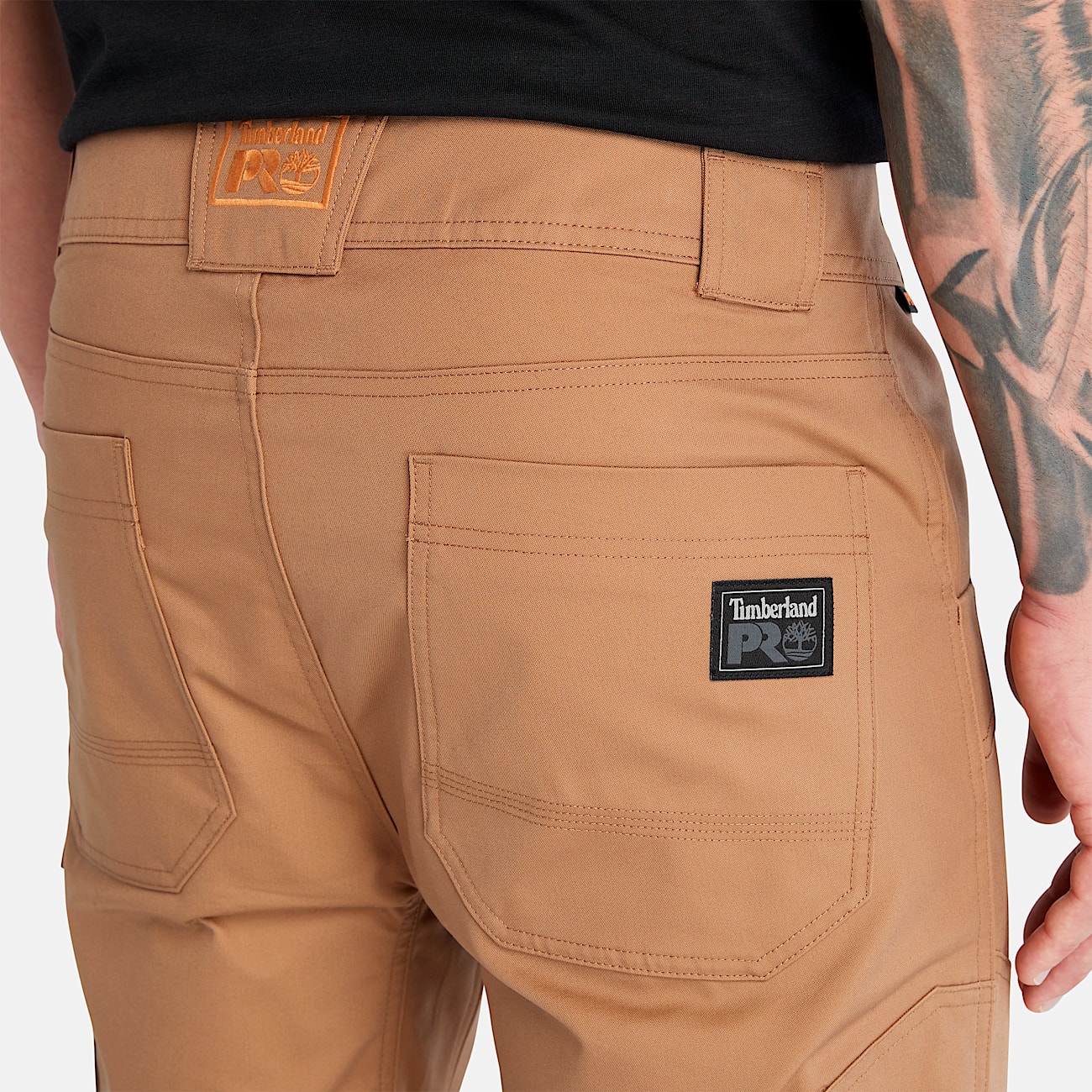 Mens Timberland PRO Morphix AthleticFit Carpenter Pant TBL Dark Wheat ALT2