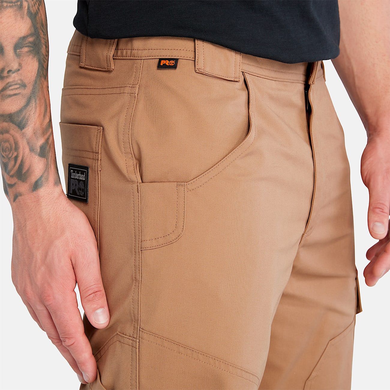 Mens Timberland PRO Morphix AthleticFit Carpenter Pant TBL Dark Wheat ALT5
