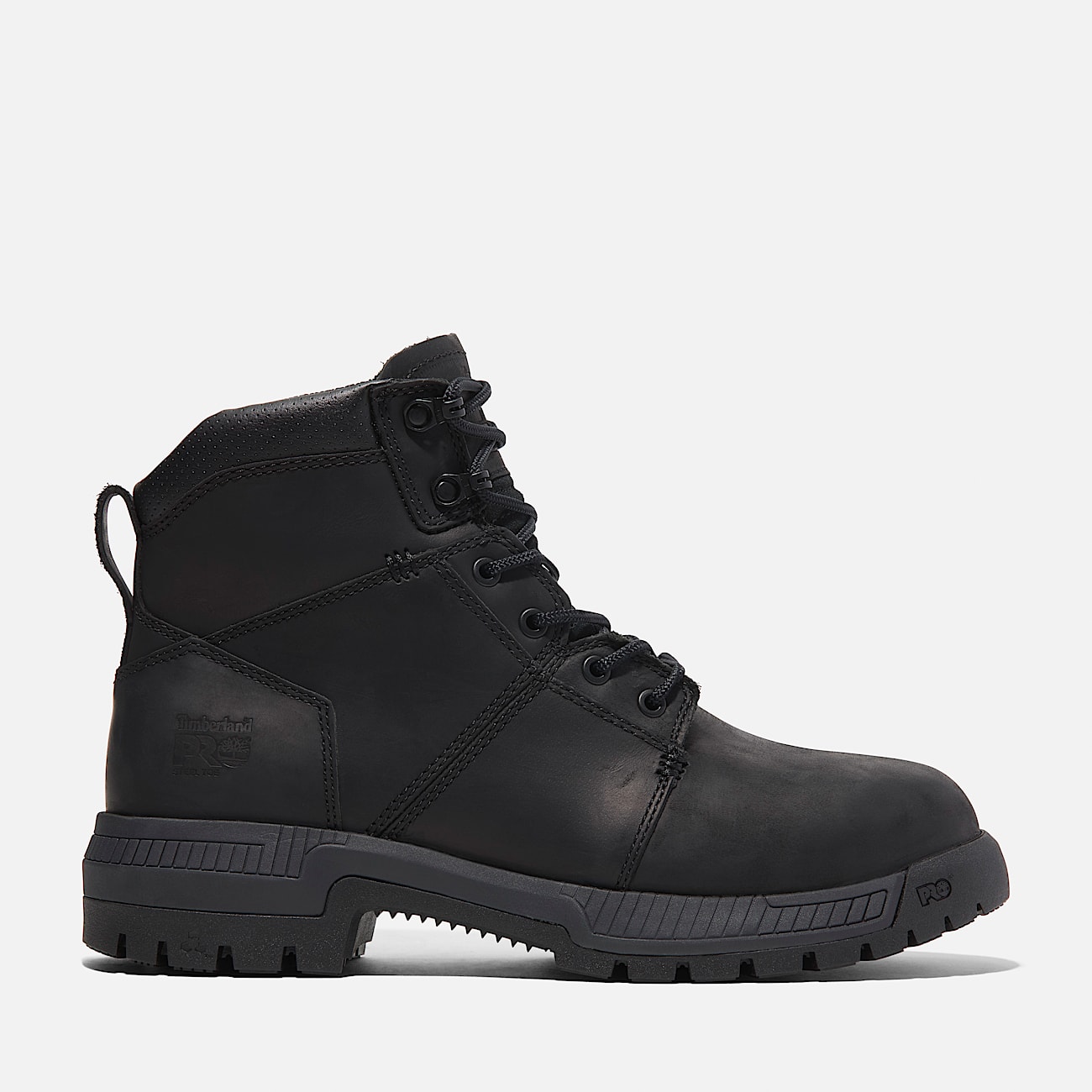 Bota de trabajo Timberland PRO Montauk 6 steeltoe para hombre TBL Piel de grano entero Negro HERO