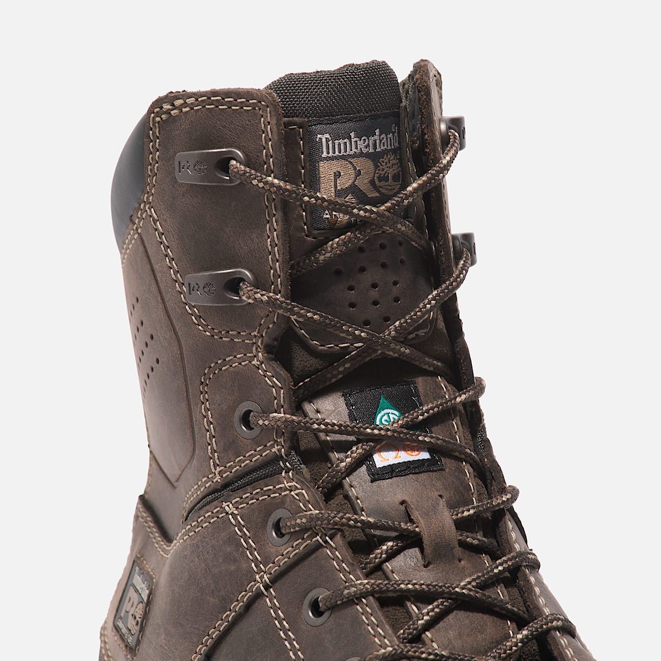 Mens Timberland PRO Magnitude 8 CompToe Work Boot TBL Brown ALT7