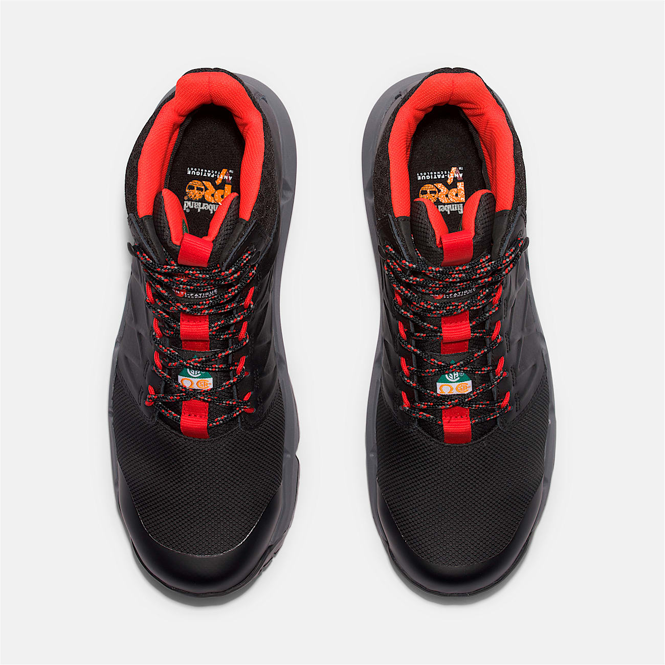 Mens Timberland PRO Morphix Outdoor 6 Waterproof CompToe Work Boot TBL Black ALT2