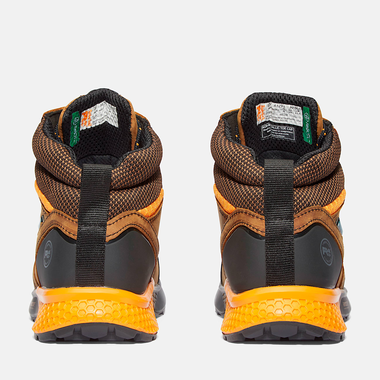 Sneaker de trabajo para hombre Reaxion Waterproof CompToe TBL Marrnnaranja ALT5