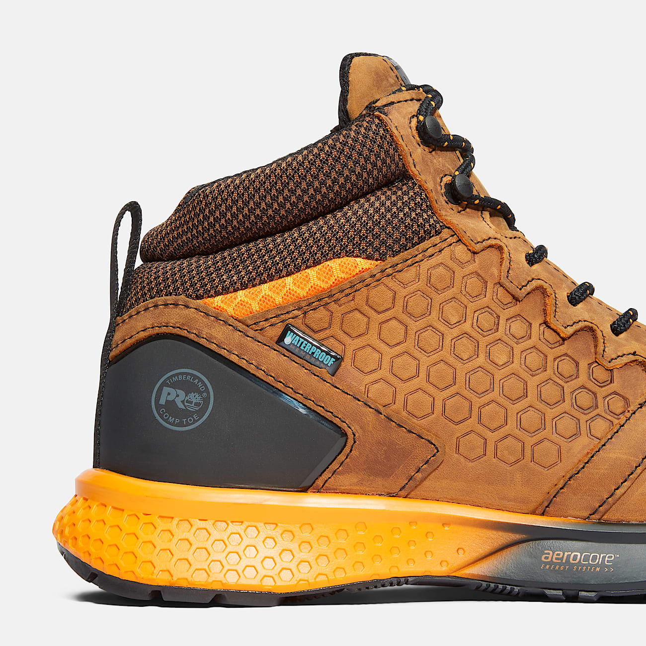 Sneaker de trabajo para hombre Reaxion Waterproof CompToe TBL Marrnnaranja ALT7