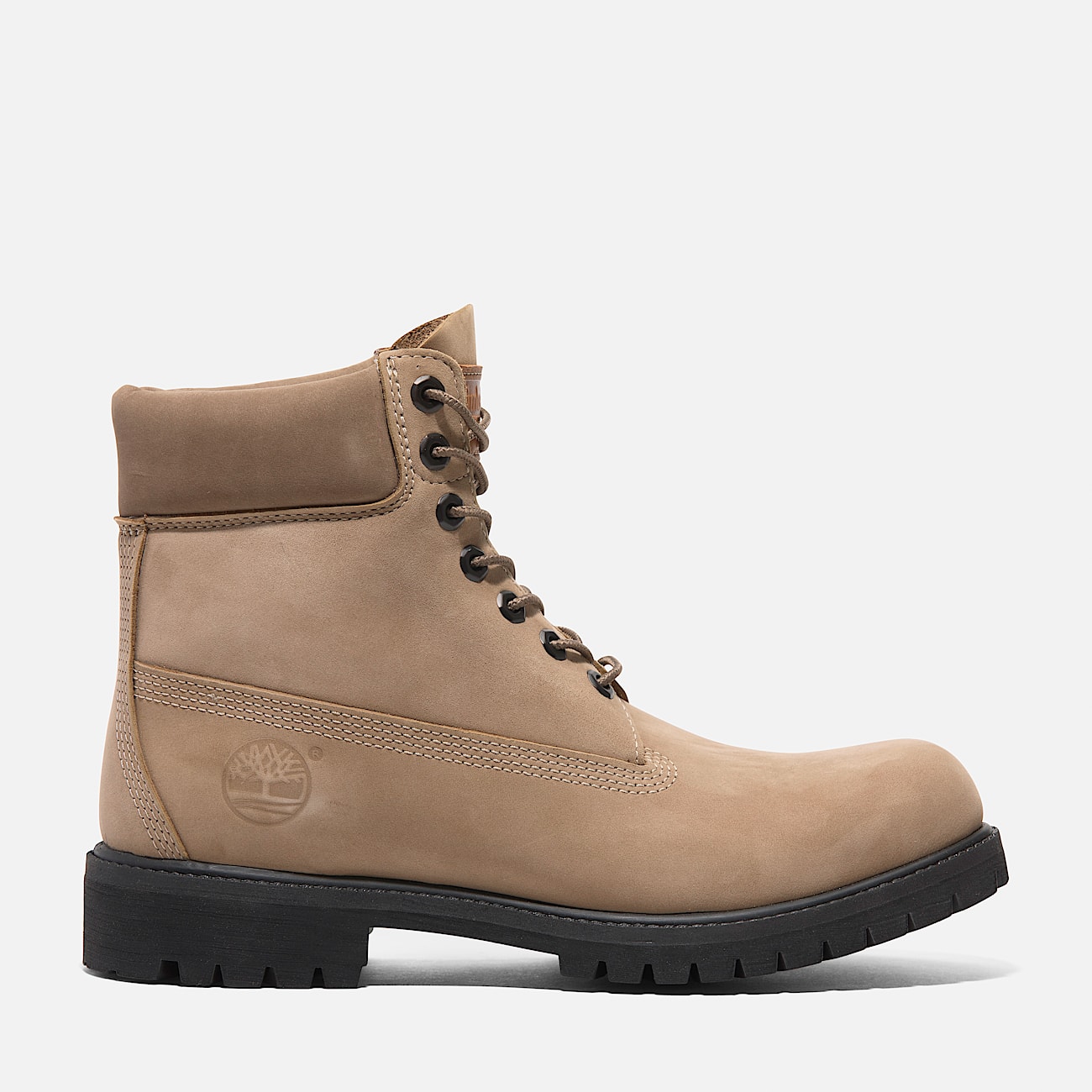 Mens Timberland Premium 6Inch Waterproof Boot TBL Beige Nubuck HERO