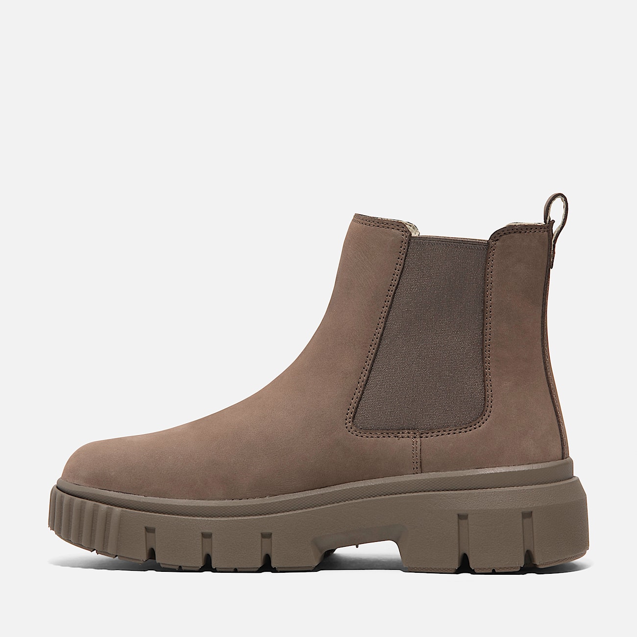 Botas Greyfield Mid Chelsea para mujer TBL Nobuk marrn ALT6