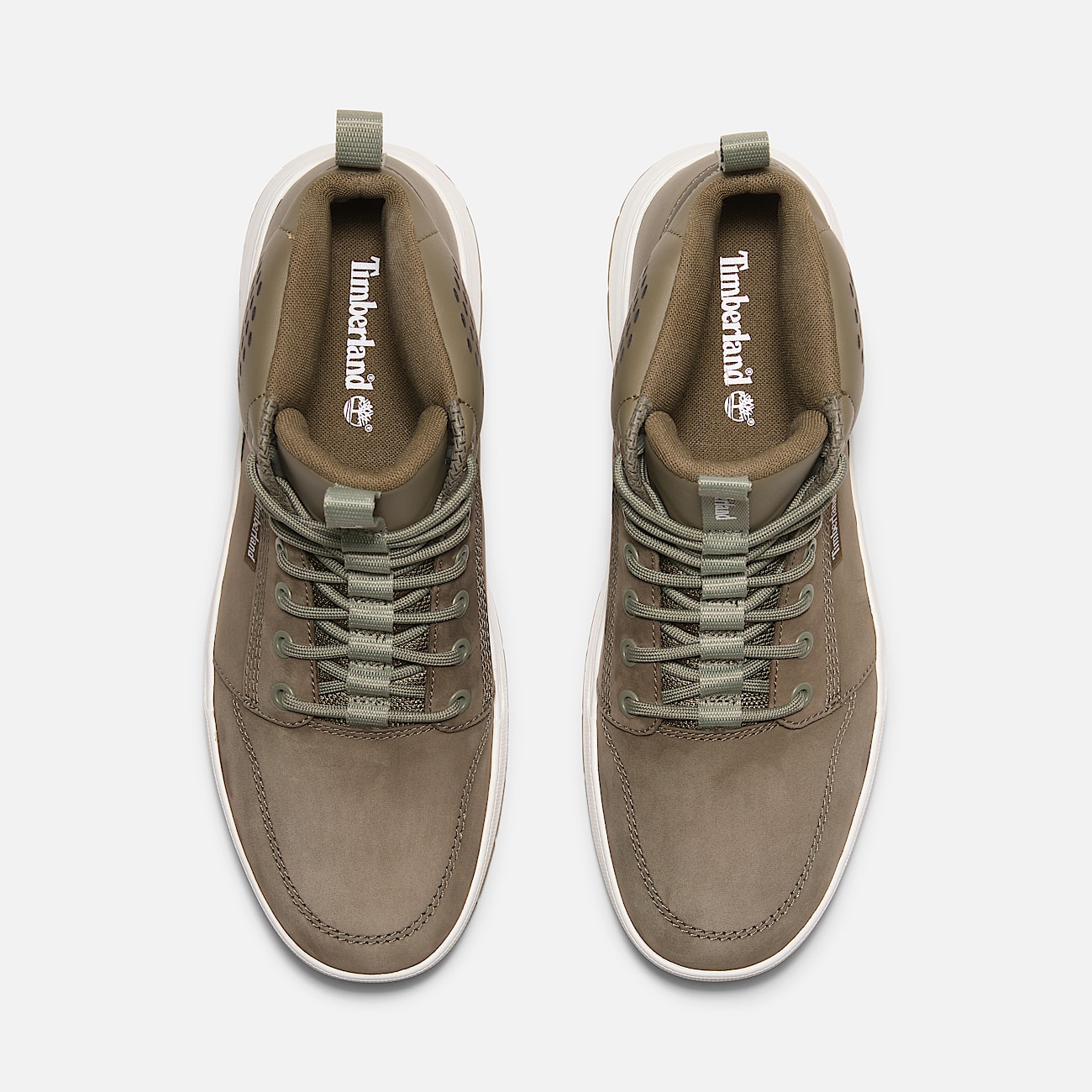 Mens Maple Grove Mid LaceUp Sneaker TBL Dark Green Nubuck ALT2