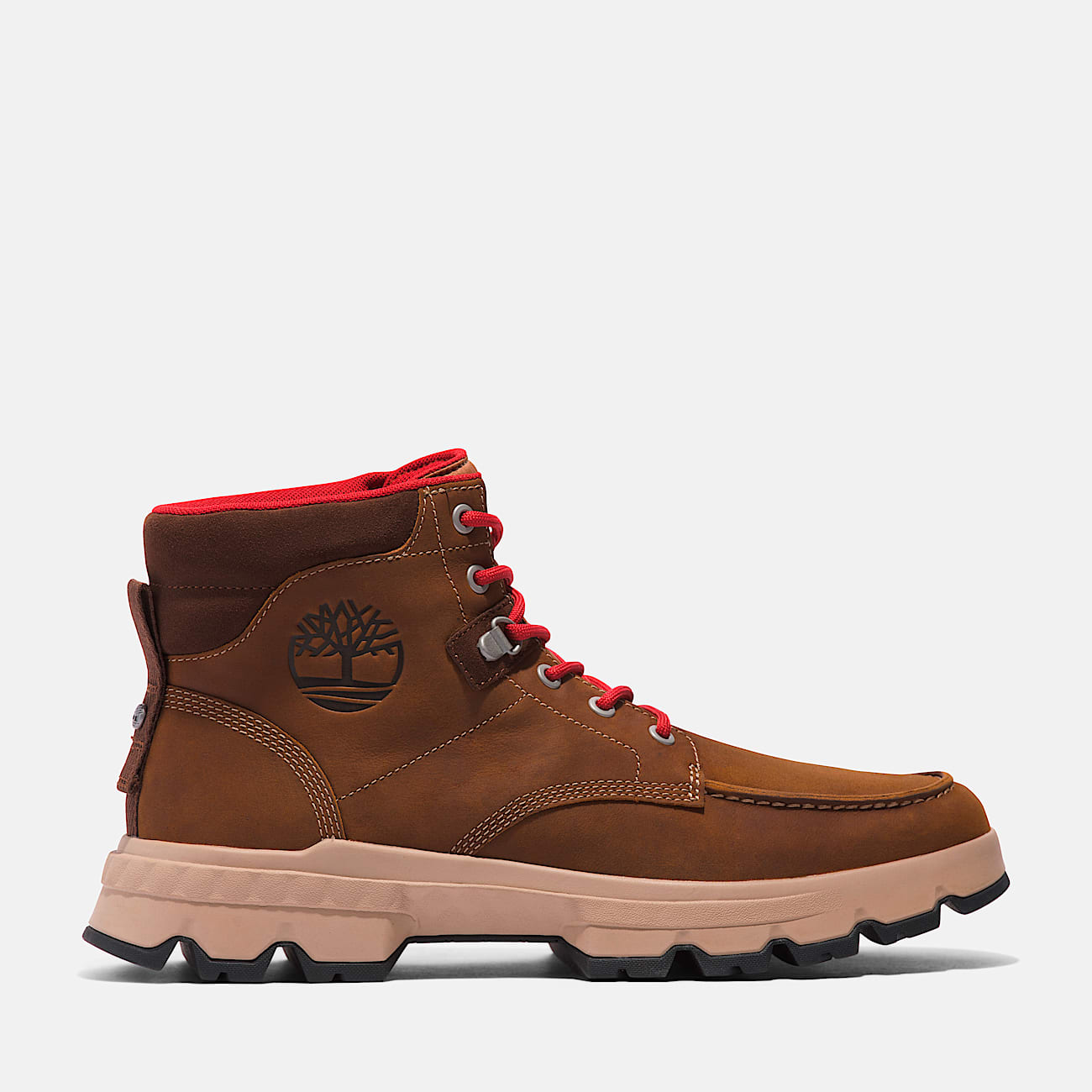 Mens Timberland Originals Ultra Mid Boot TBL Rust FullGrain HERO