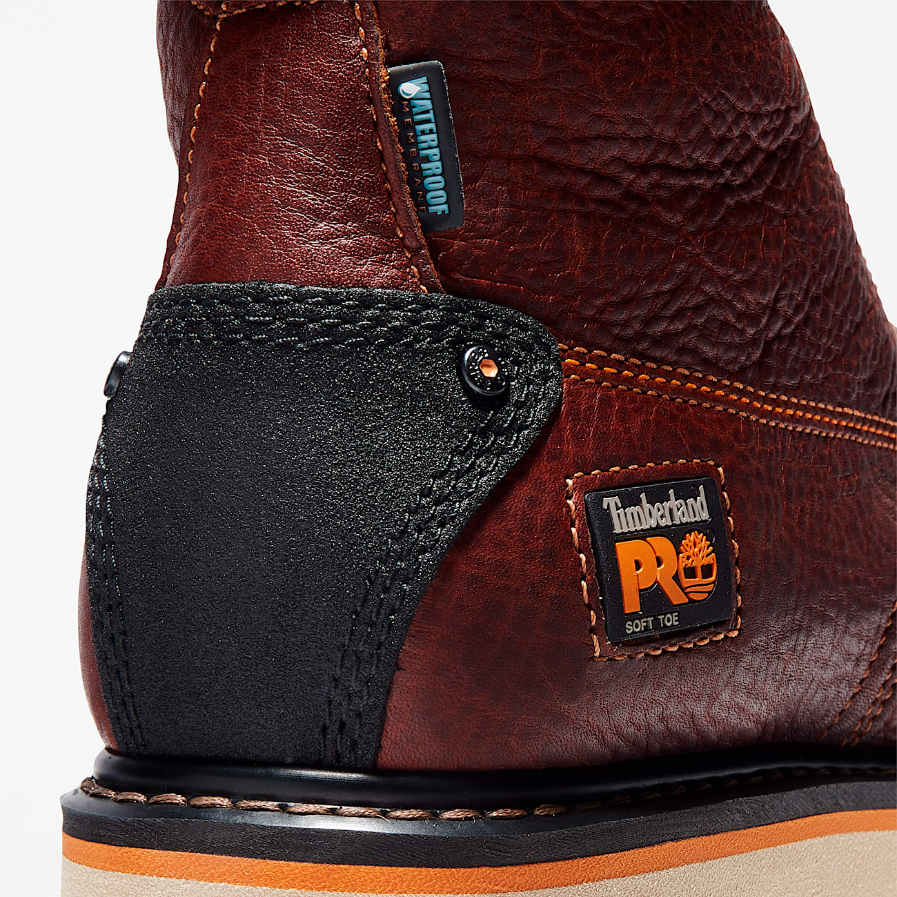 Mens Gridworks 6 Waterproof Work Boot TBL Rancher Brown ALT6