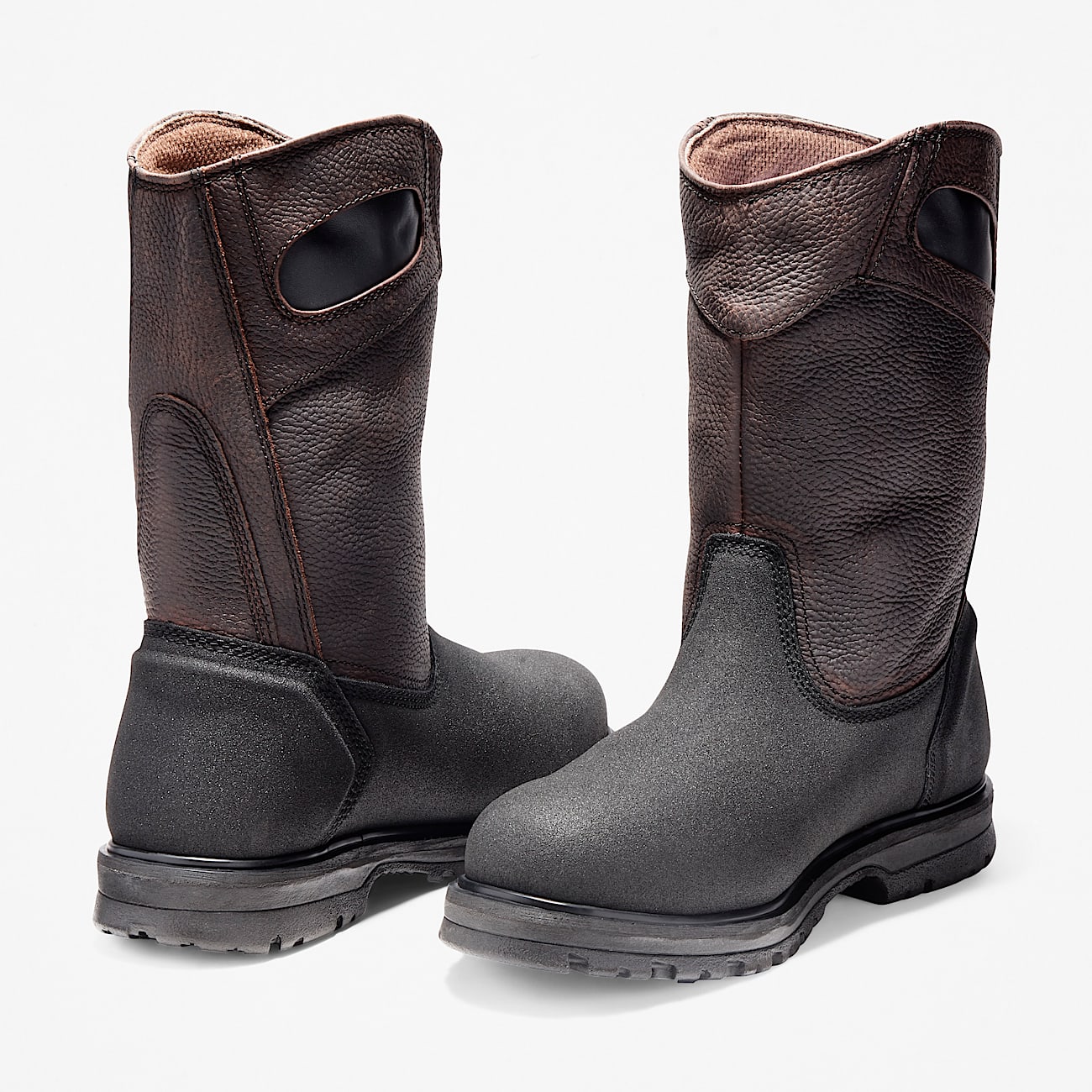 Botas de trabajo para hombre PowerWelt Pull con Steel Toe TBL Marrn ALT5