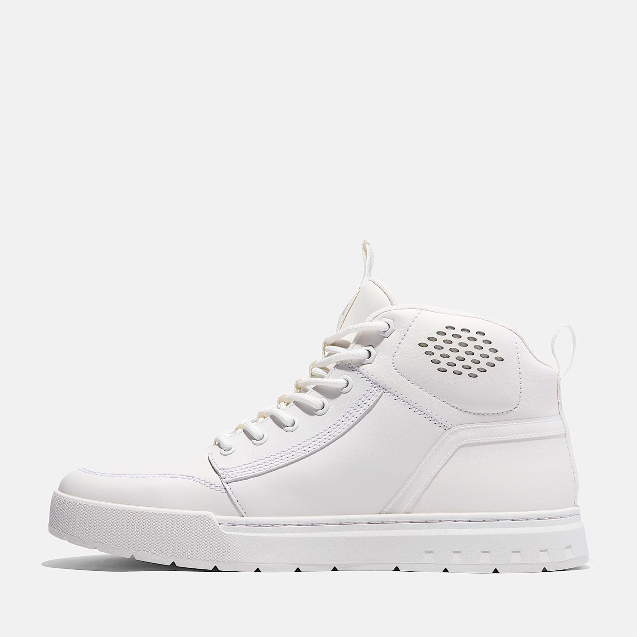 Mens Maple Grove Mid LaceUp Sneaker TBL White FullGrain ALT6