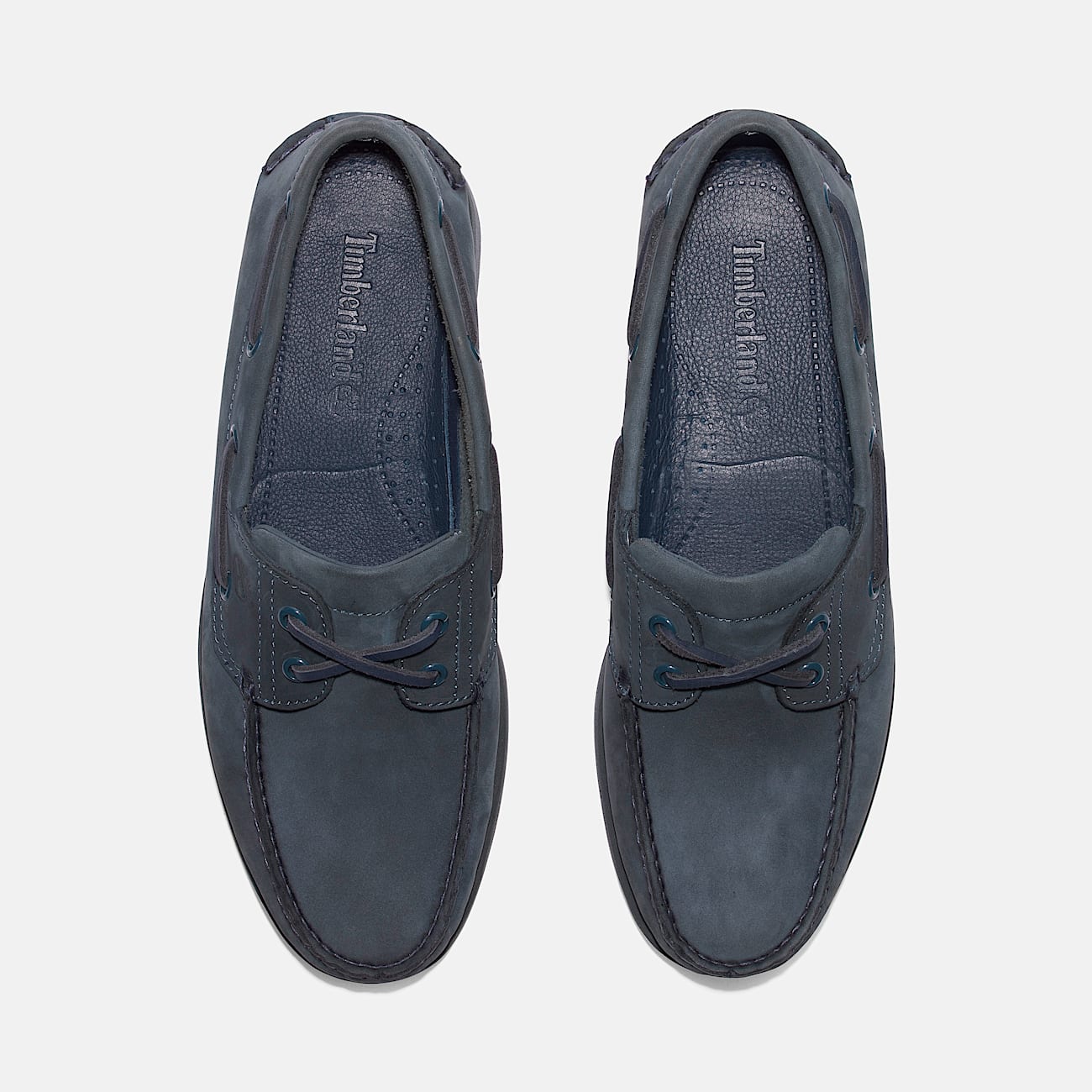 Chaussure bateau classique pour hommes TBL Nubuck bleu fonc ALT2