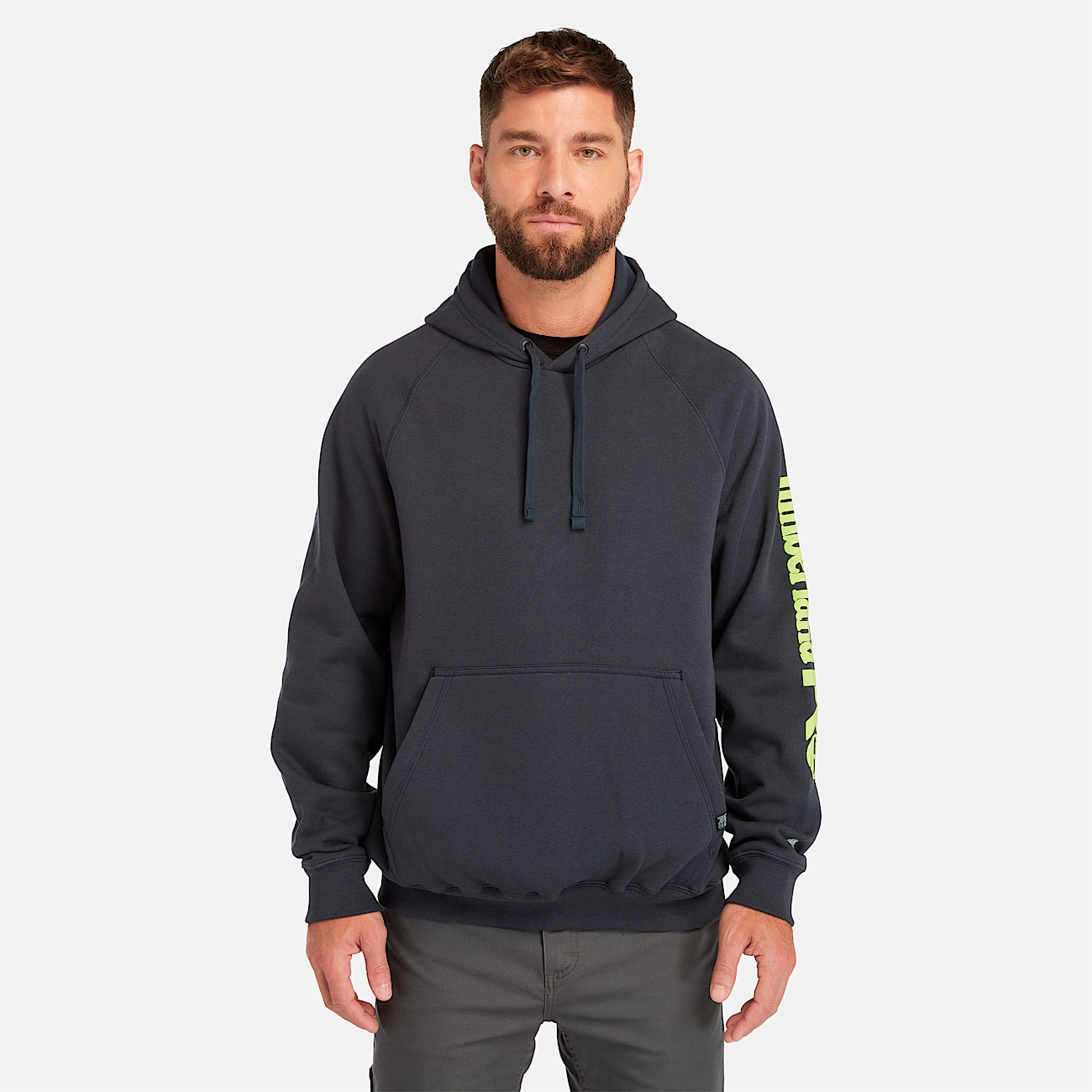Mens Timberland PRO Hood Honcho Sport Hoodie TBL Dark NavyPRO Yellow HERO