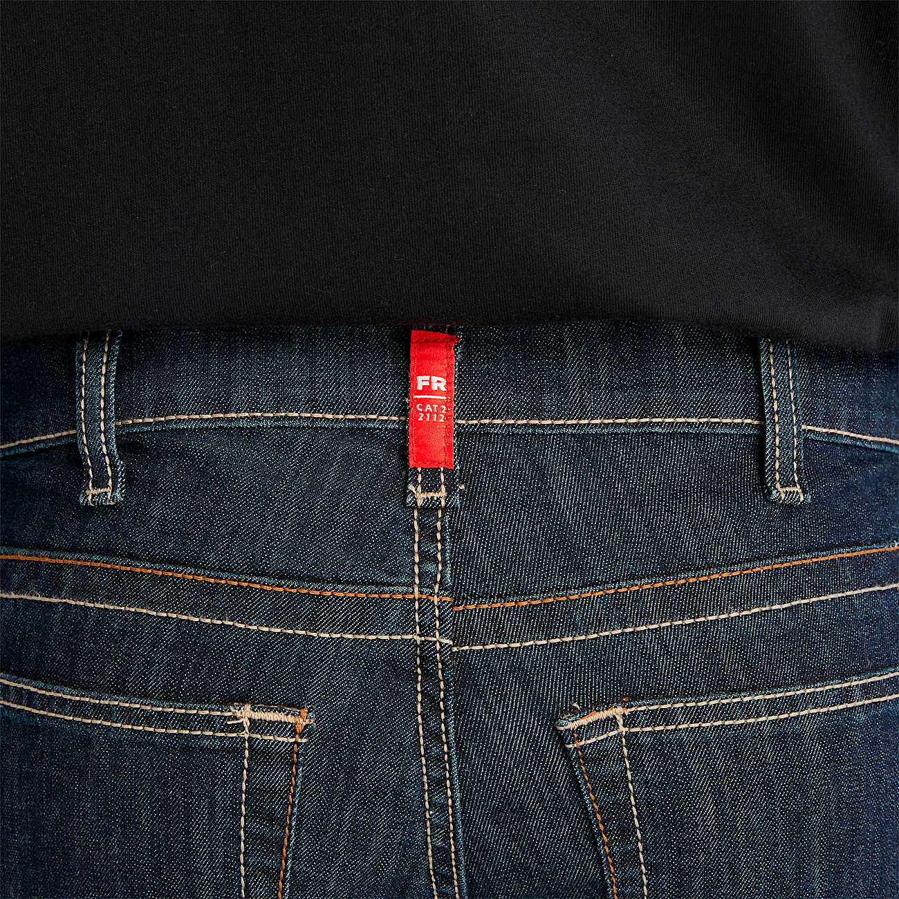 Mens Timberland PRO GritNGrind FlameResistant Flex Denim Work Jeans TBL FlameResistant Dark Wash ALT3