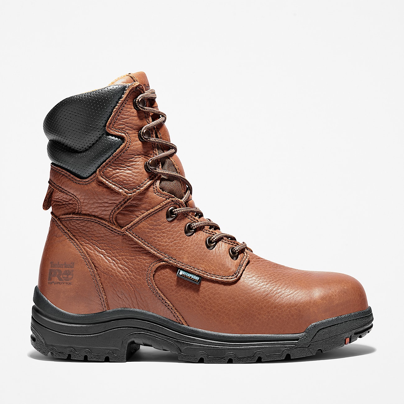 Mens TiTAN 8 Alloy Toe Waterproof Work Boot TBL Brown HERO