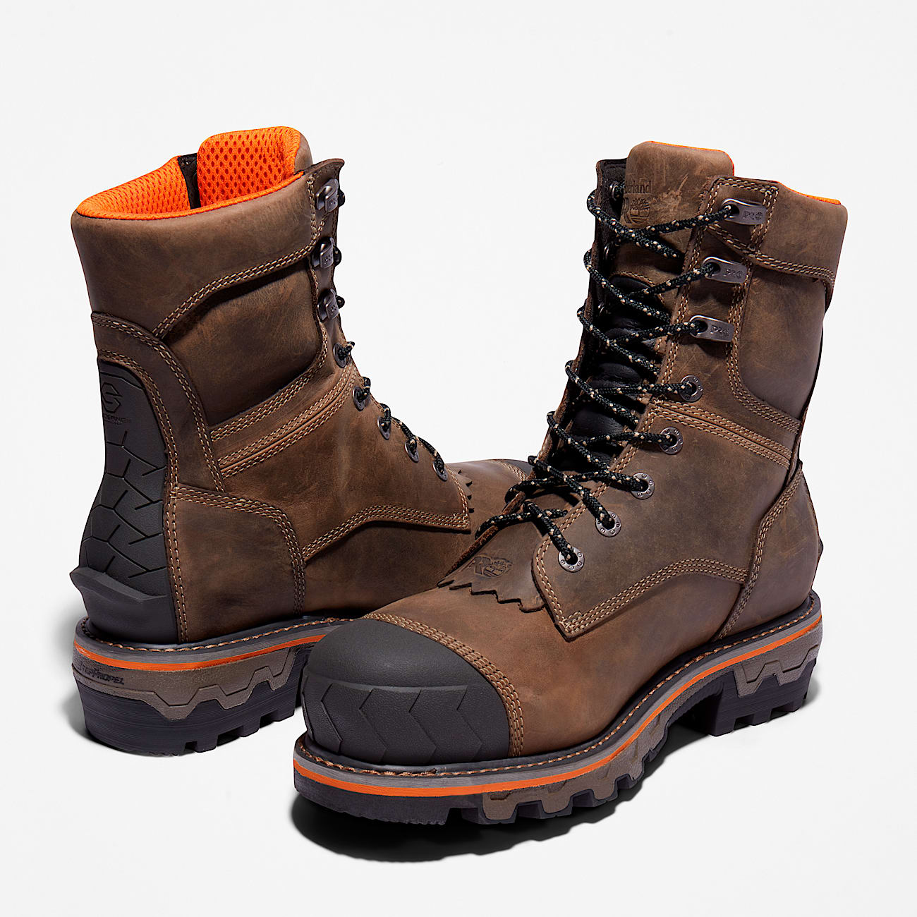 Mens Boondock HD Logger Composite Toe Waterproof Work Boot TBL Turkish Coffee Brown ALT5